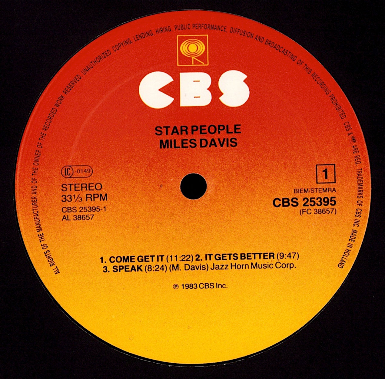 Miles Davis - Star People Vinyl LP