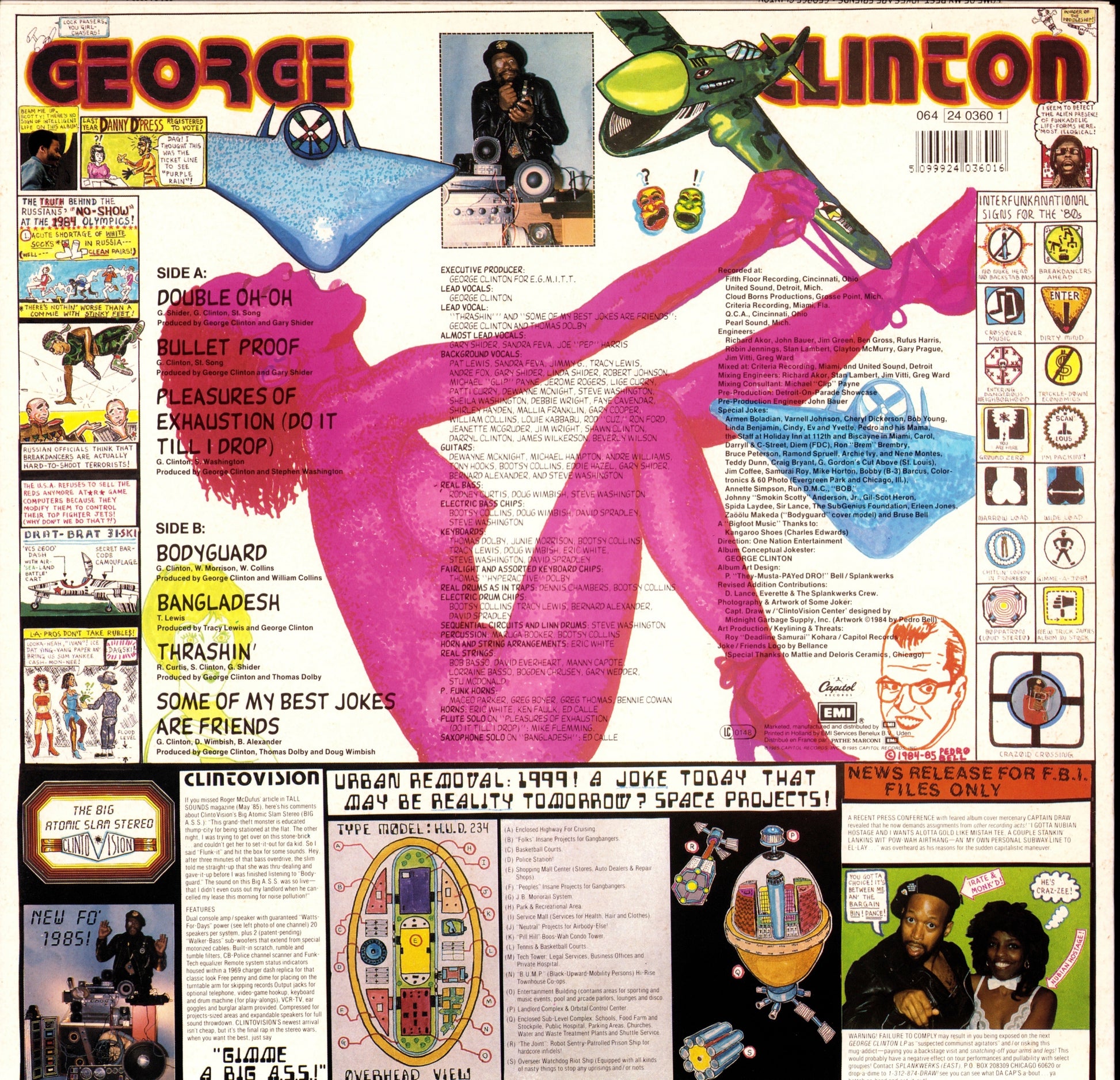 George Clinton - Some Of My Best Jokes Are Friends Vinyl LP Kopie