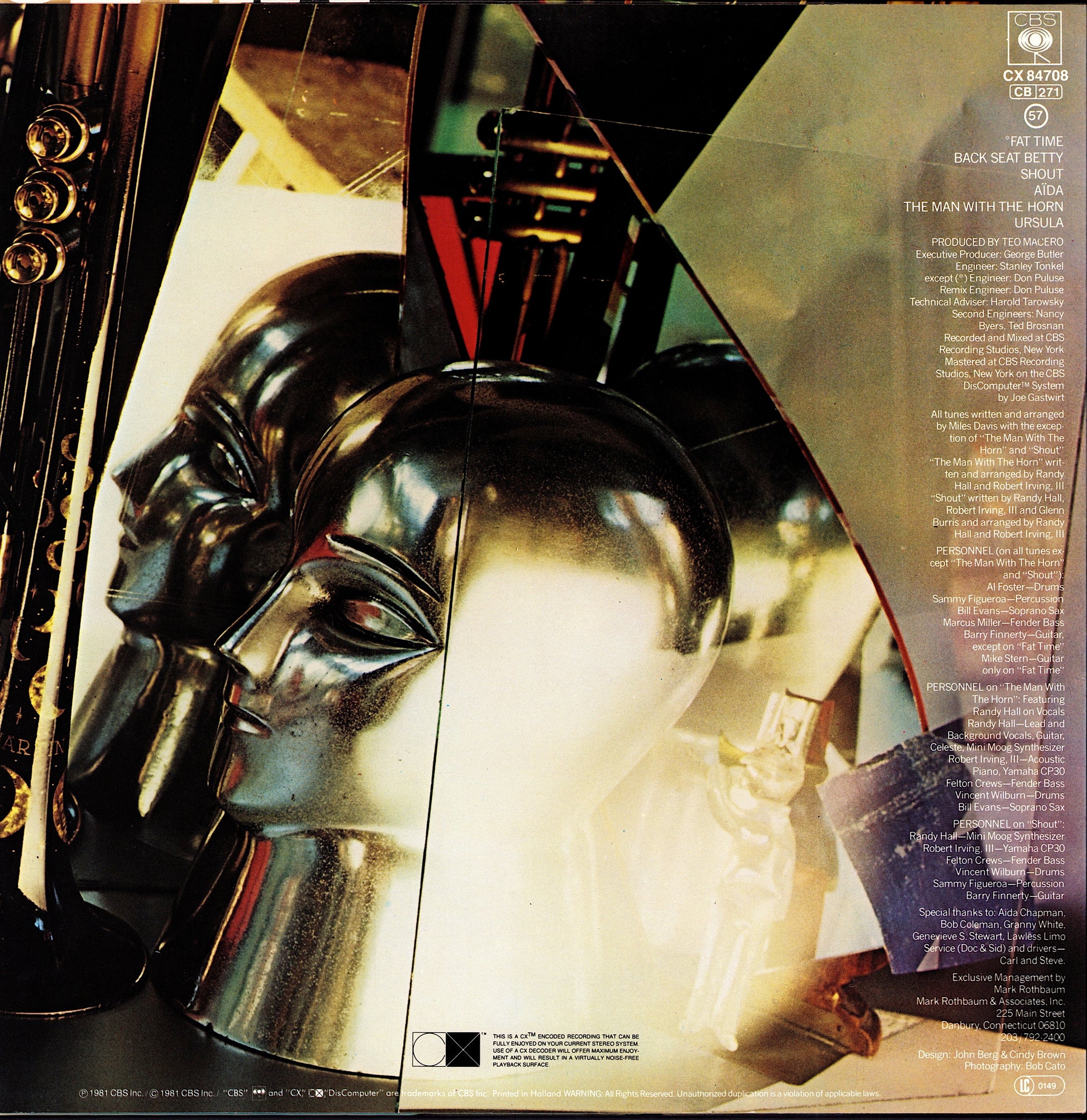 Miles Davis ‎- The Man With The Horn Vinyl LP