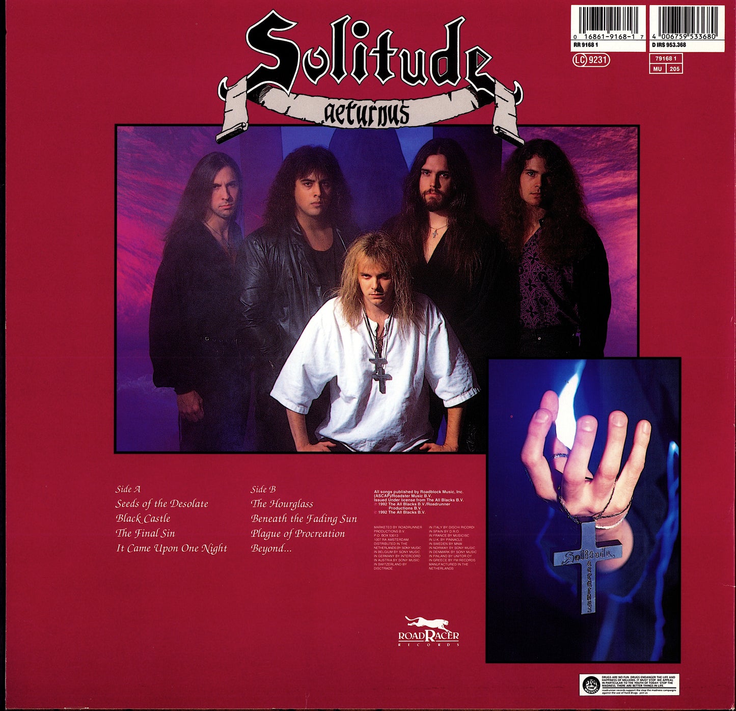 Solitude Aeturnus - Beyond The Crimson Horizon (Vinyl LP | EU Original | 1992)