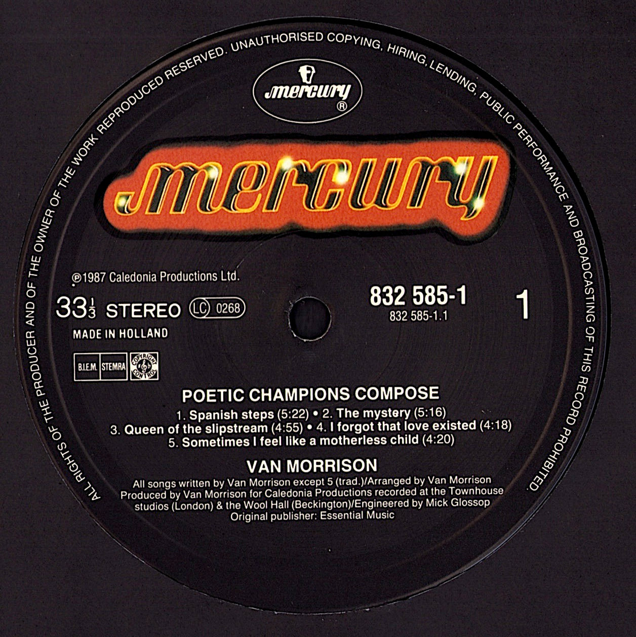 Van Morrison – Poetic Champions Compose Vinyl LP