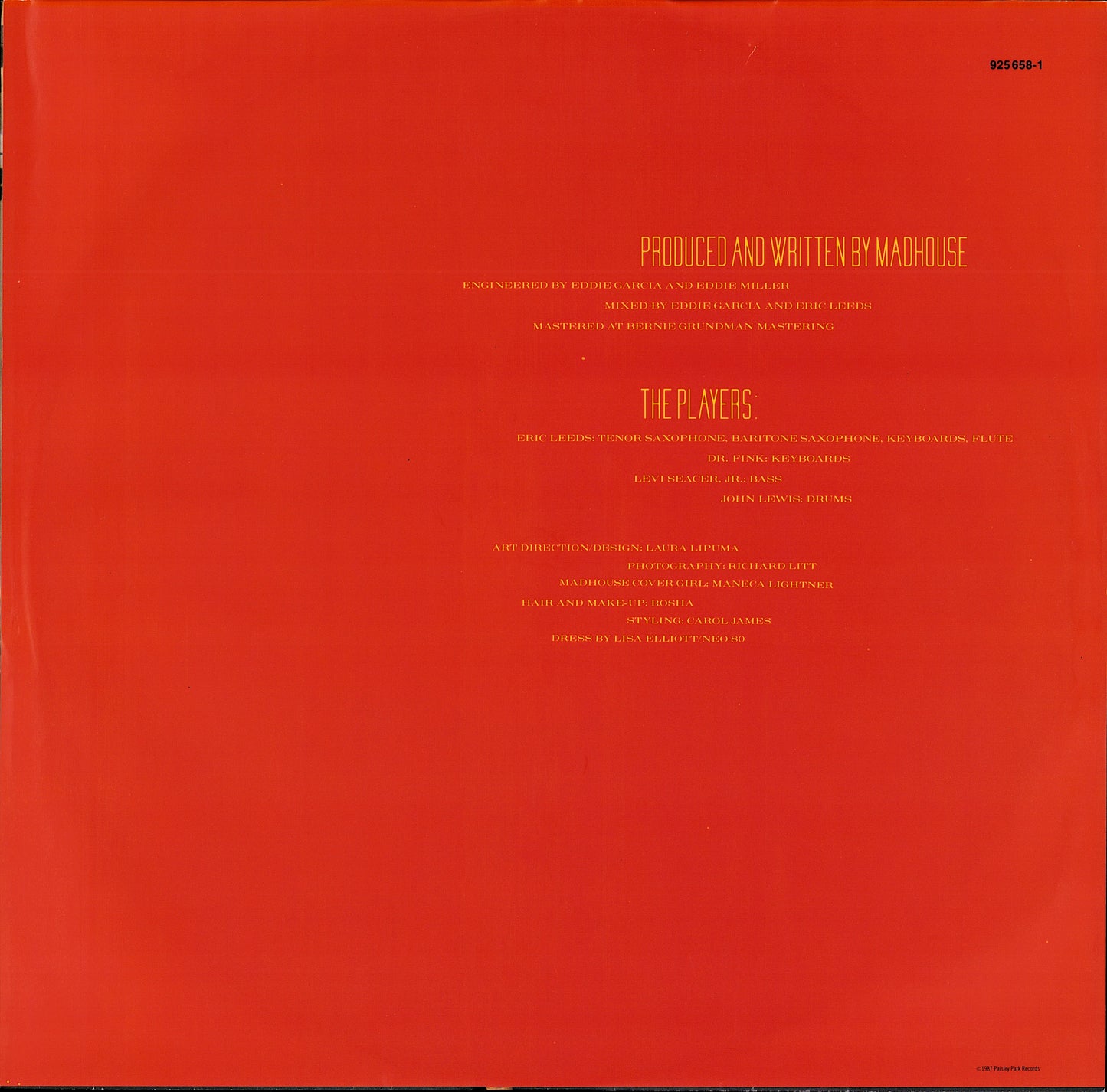 Madhouse - 16 New Directions In Garage Music Vinyl LP