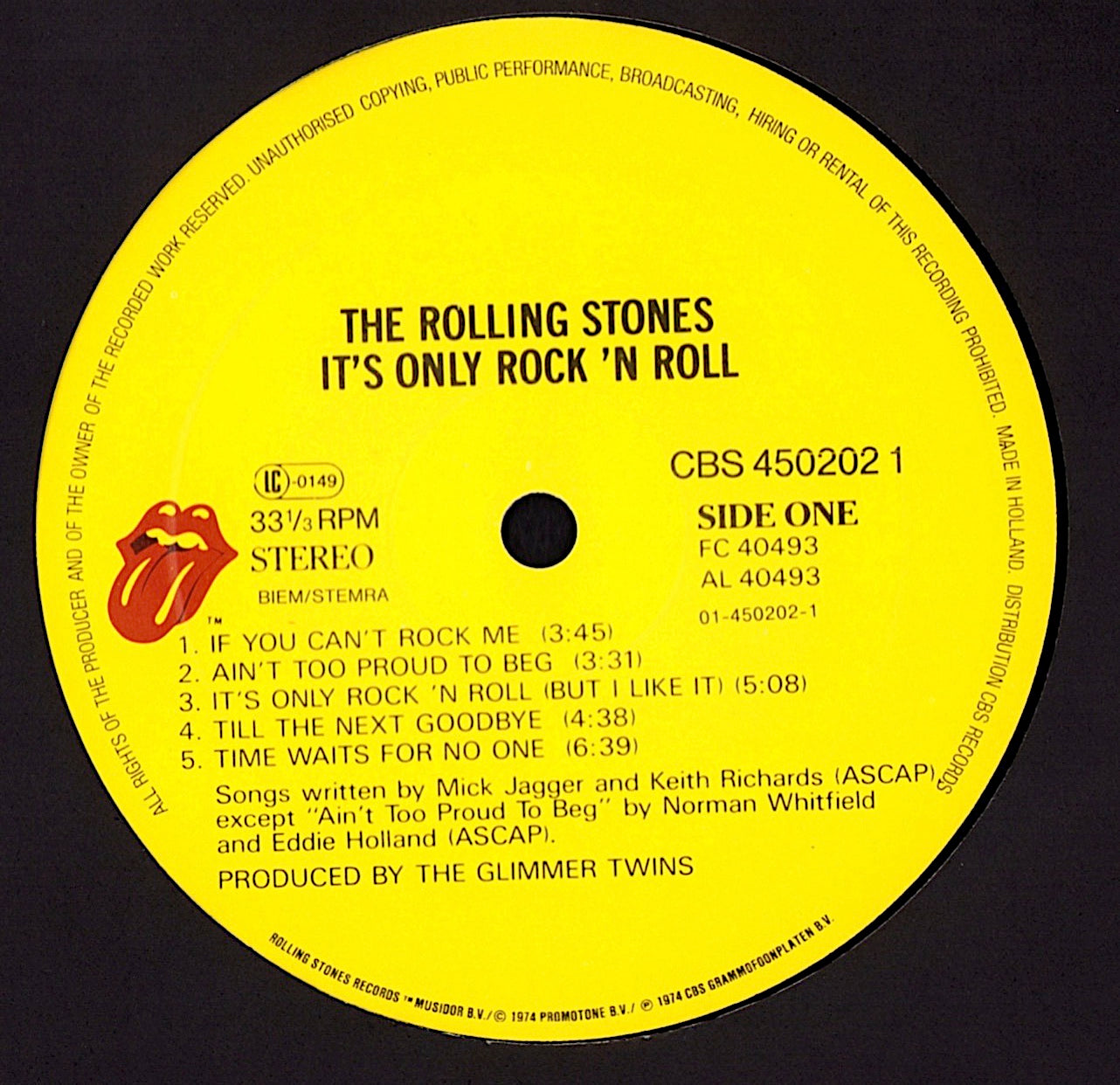 The Rolling Stones - It's Only Rock 'N Roll Vinyl LP
