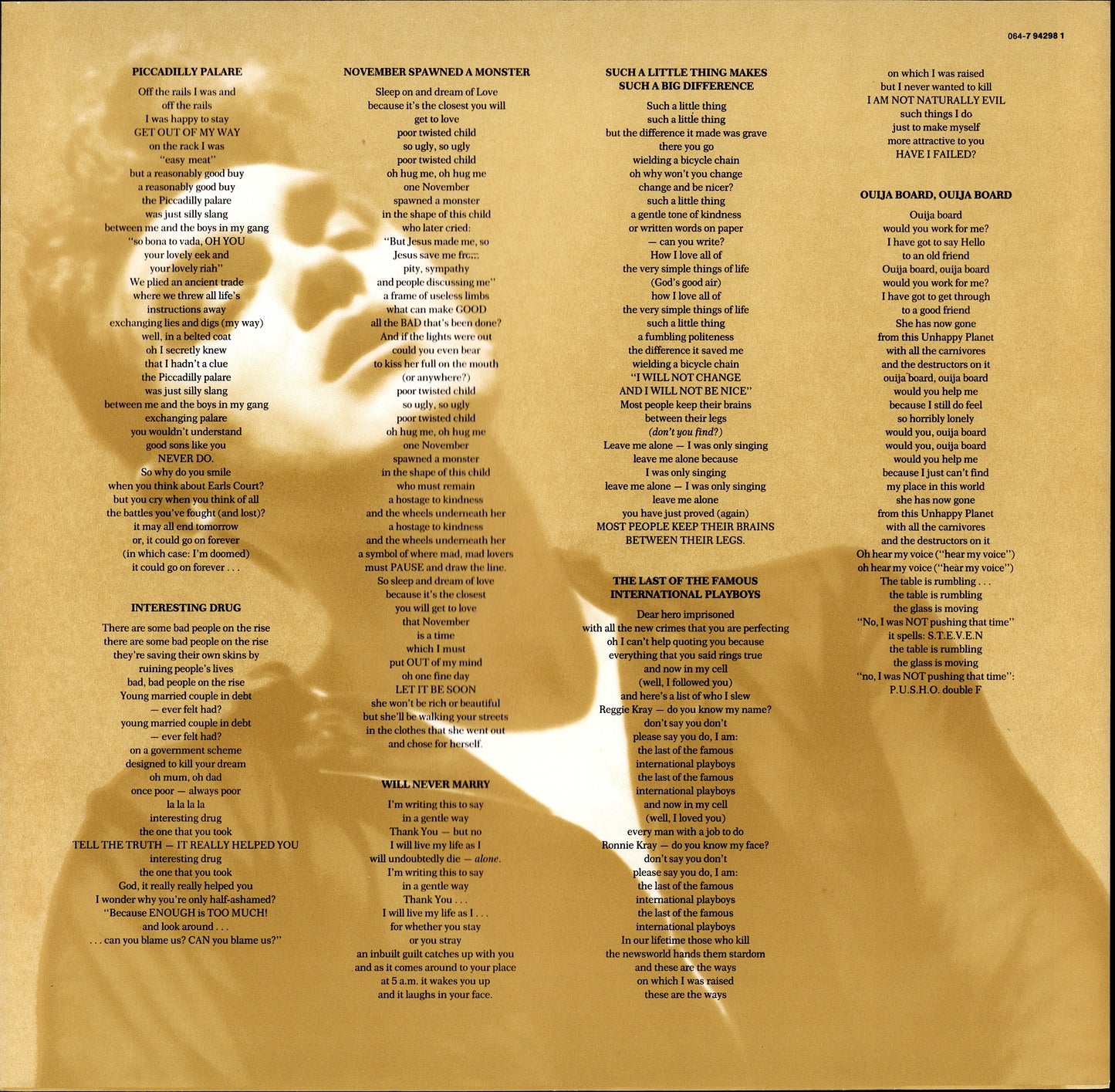 Morrissey – Bona Drag Vinyl LP