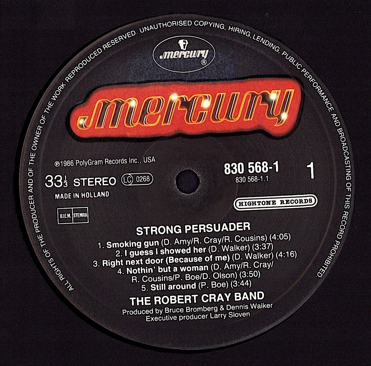 Robert Cray – Strong Persuader Vinyl LP