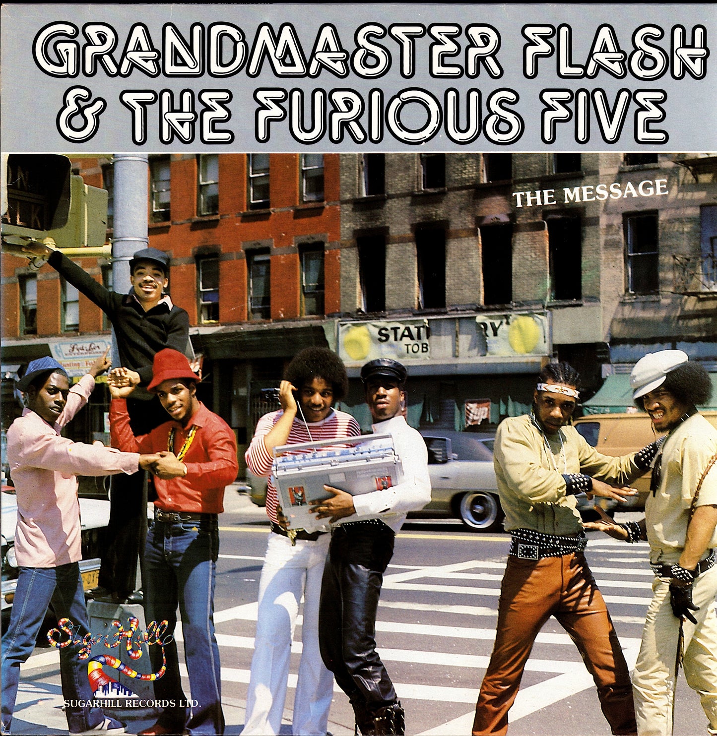 Grandmaster Flash & The Furious Five ‎- Grandmaster Flash & The Furious Five Vinyl LP Kopie