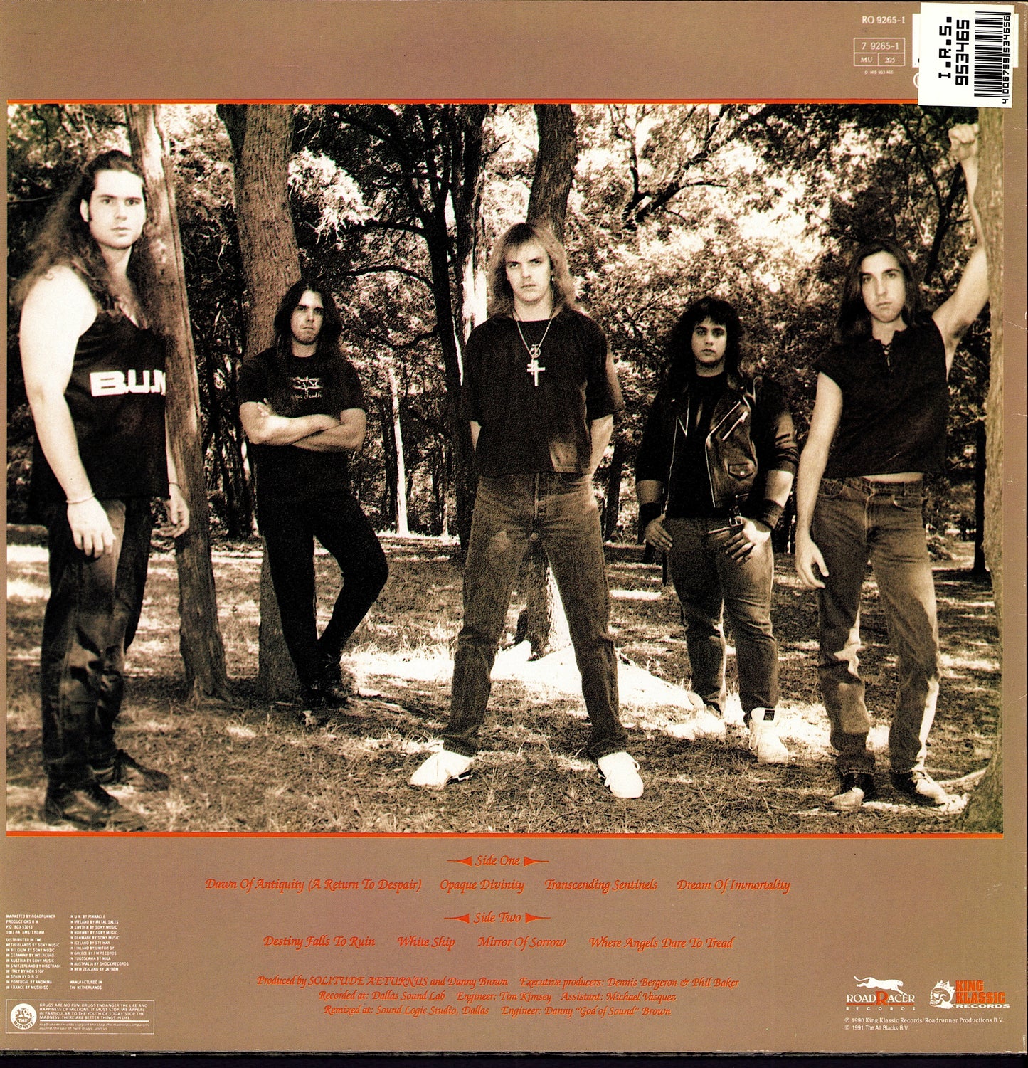 Solitude Aeturnus - Into The Depths Of Sorrow (Vinyl LP | NL Original | 1991)