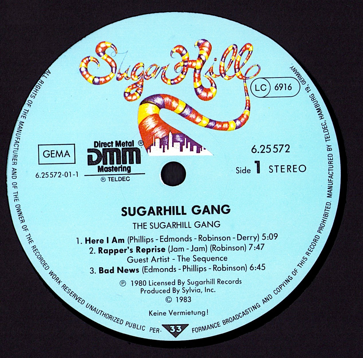 The Sugarhill Gang - Sugarhill Gang Vinyl LP