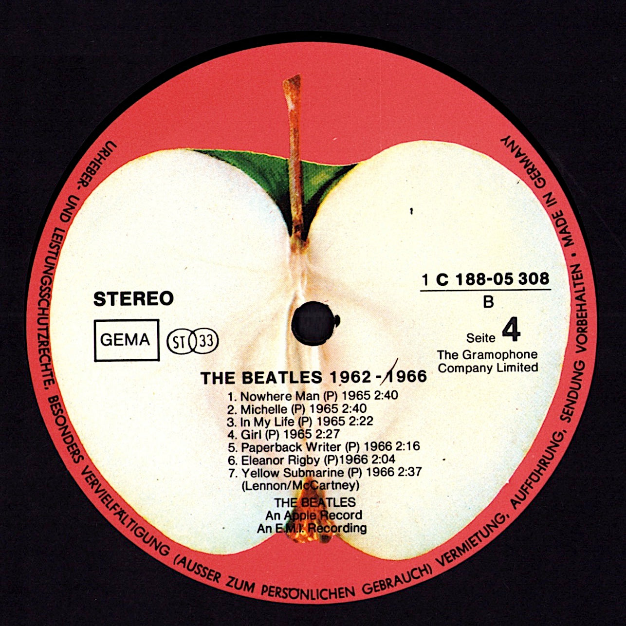 The Beatles – 1962-1966 „Red Album“ Vinyl 2LP | DE Original | 1973 Kopie