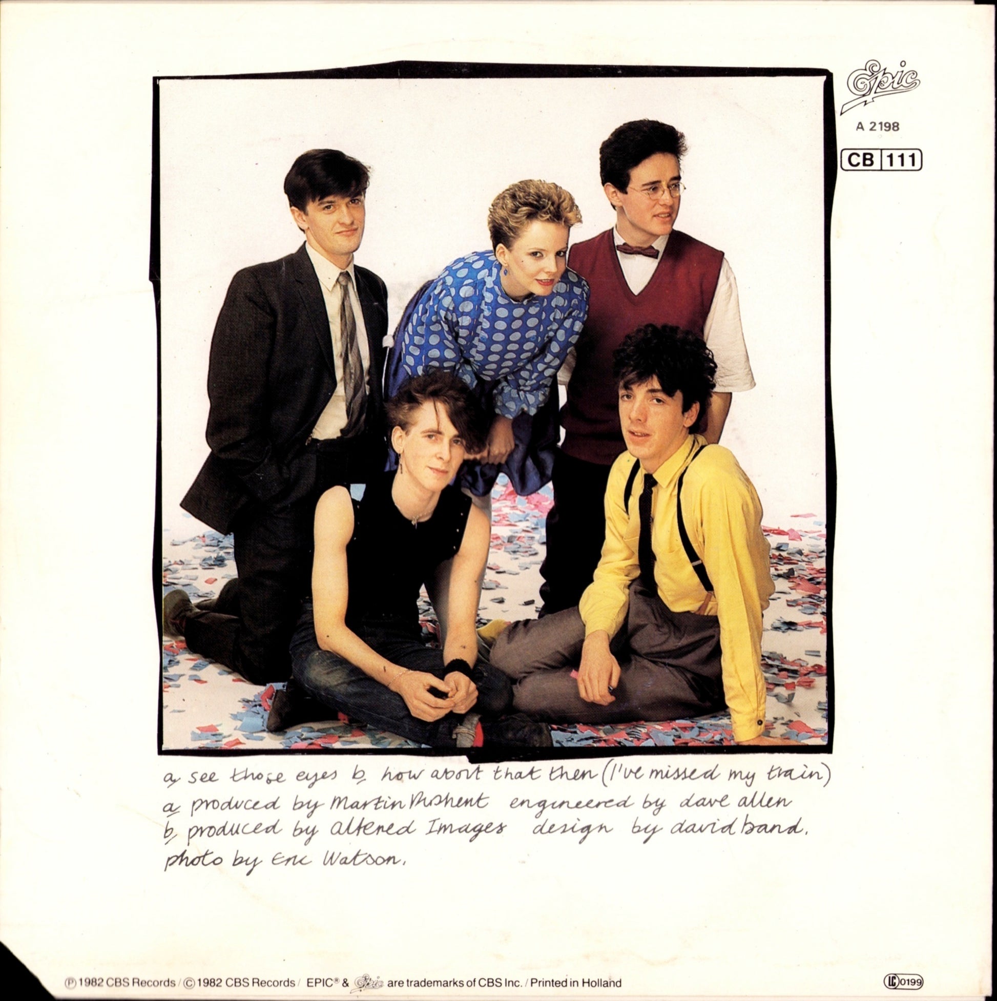 Altered Images - See Those Eyes Vinyl 7" | EU Original | 1982