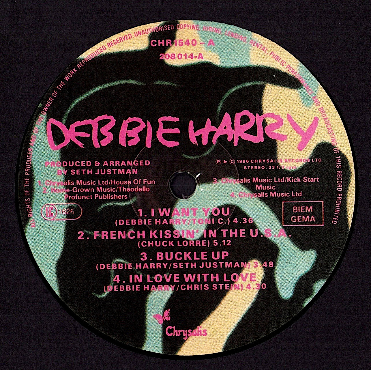 Debbie Harry - KooKoo Vinyl LP Kopie