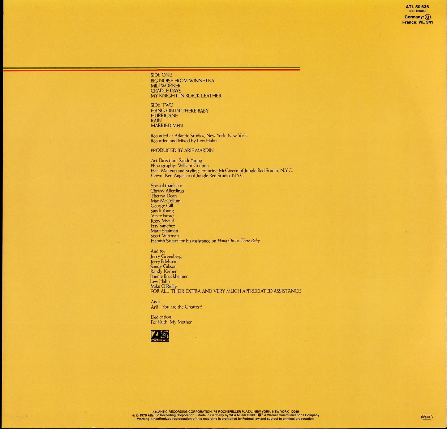 Bette Midler - Thighs And Whispers (Vinyl LP)