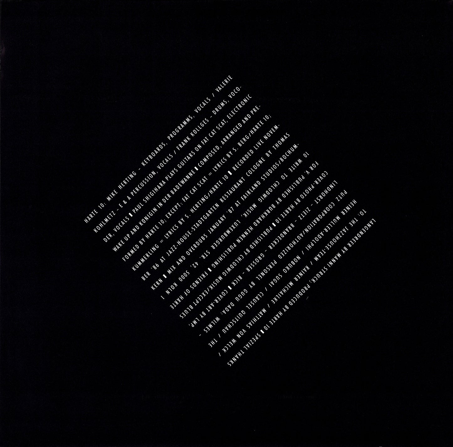 Härte 10 - Gugu Dada Vinyl LP