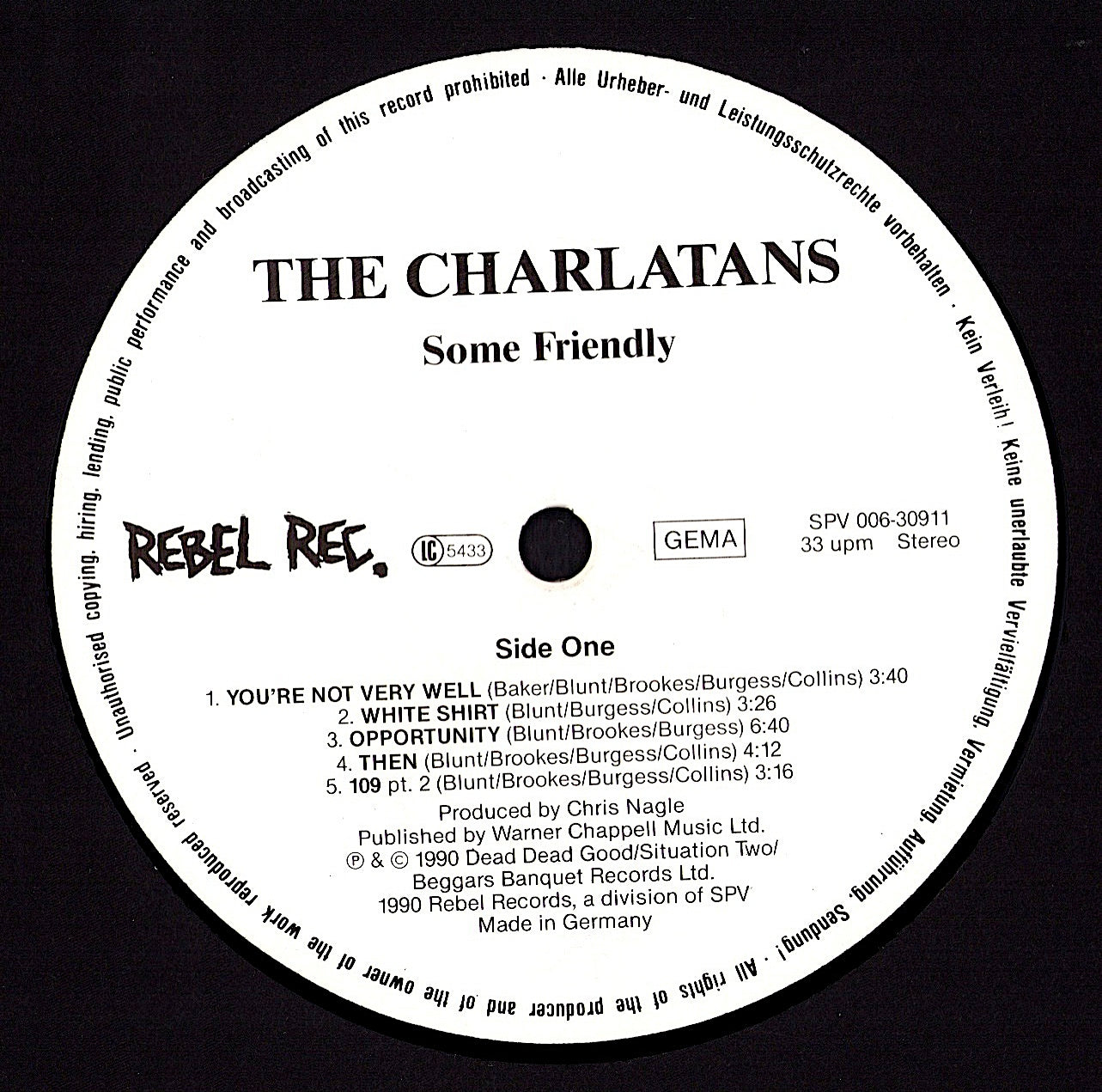 The Charlatans - Some Friendly (Vinyl LP)
