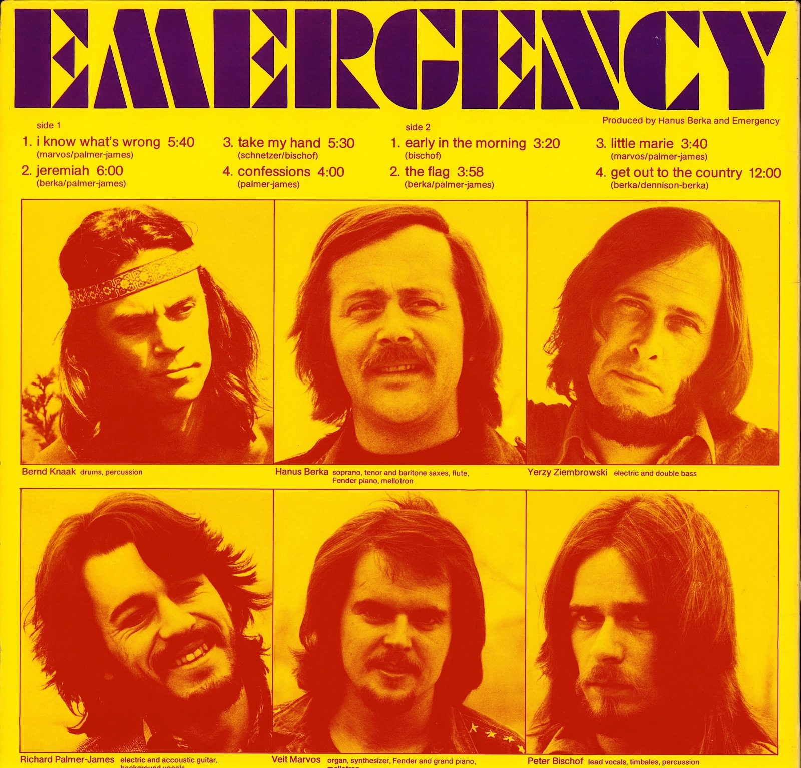 Emergency - Get Out To The Country Vinyl LP