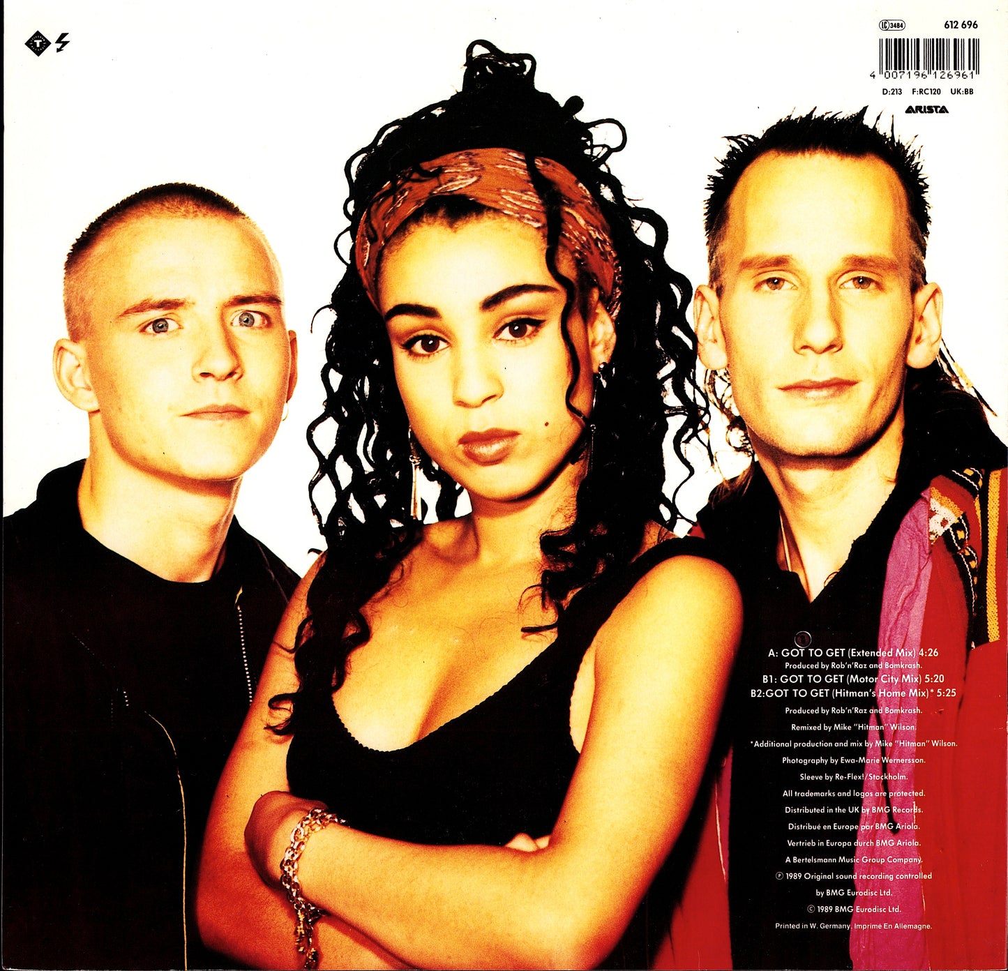 Rob 'N' Raz Featuring Leila K – Got To Get Vinyl 12" Maxi-Single