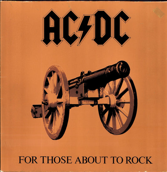 AC/DC ‎- For Those About To Rock We Salute You Vinyl LP