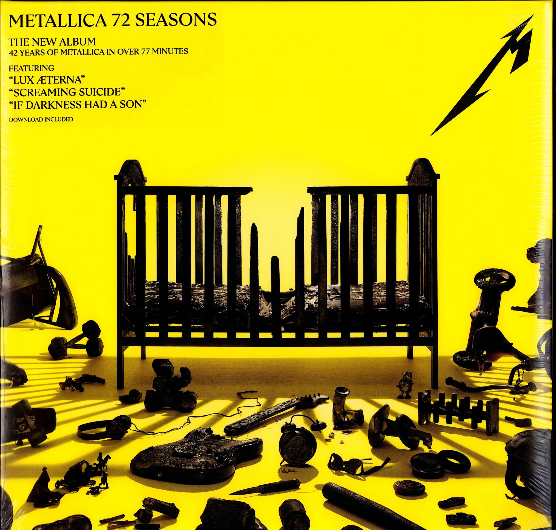 Metallica - 72 Seasons Yellow And Black Marbled Vinyl 2LP