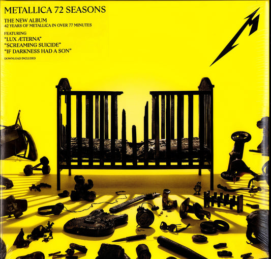Metallica - 72 Seasons Yellow And Black Marbled Vinyl 2LP