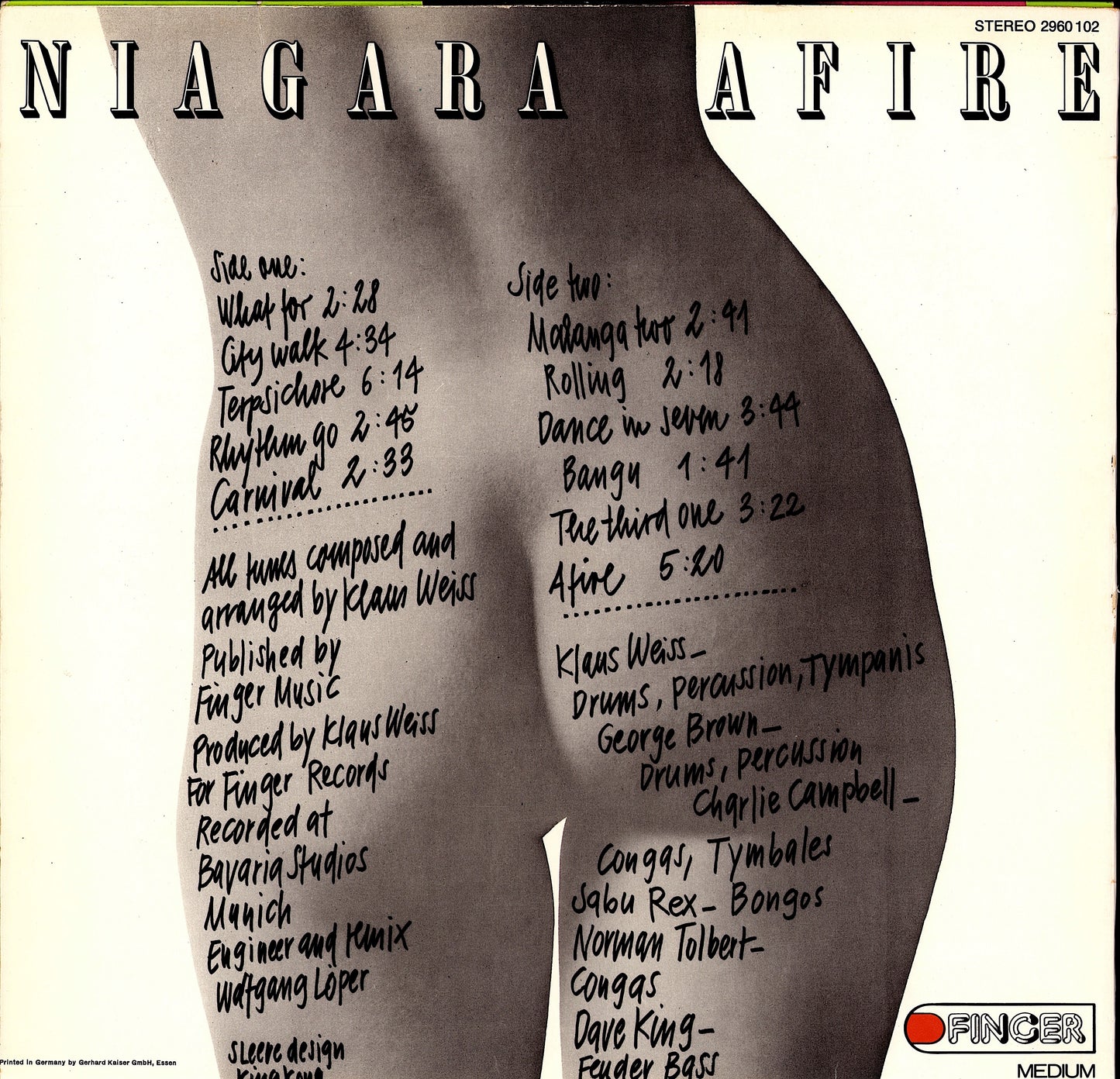 Niagara - Niagara Vinyl LP Kopie