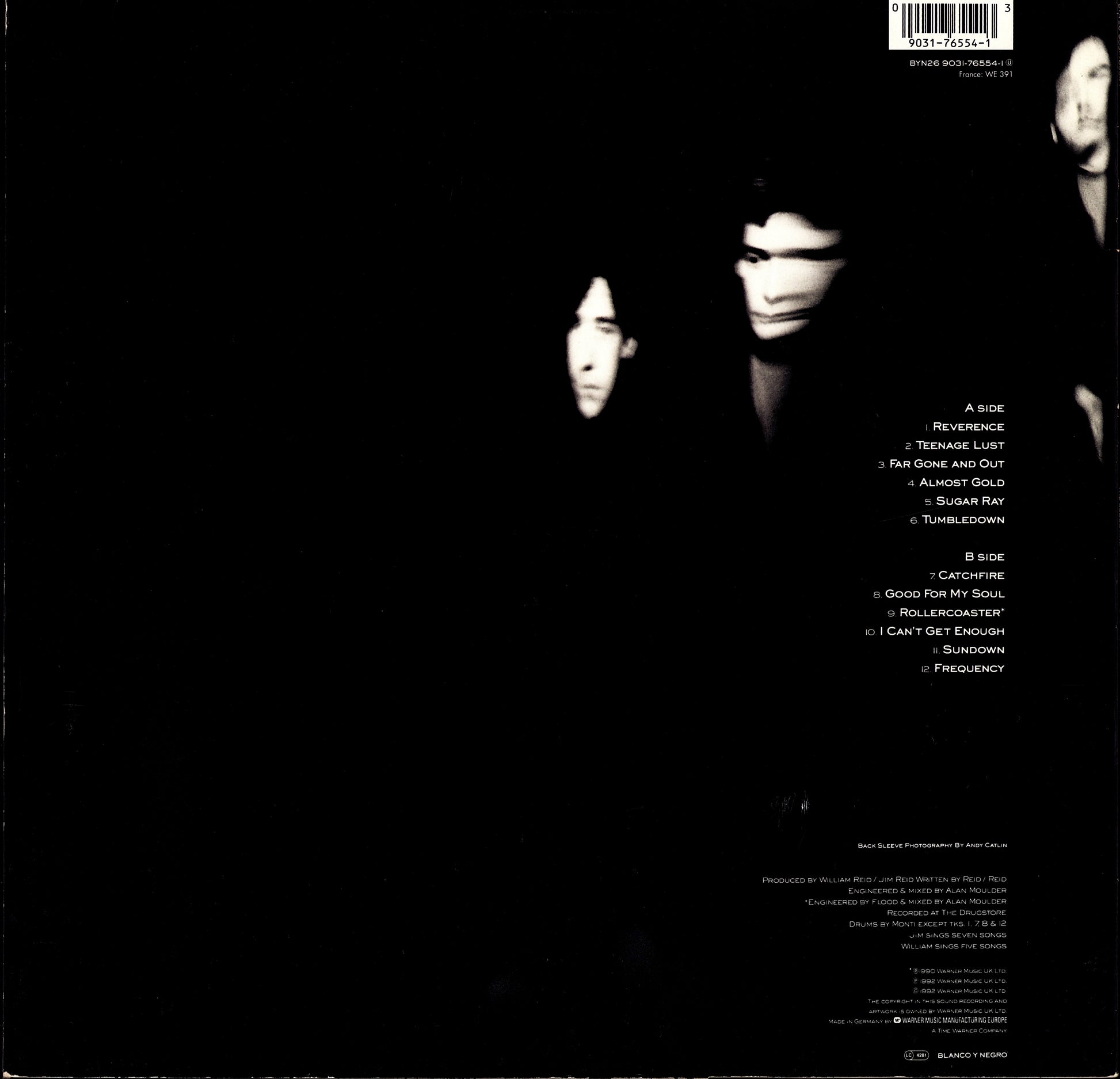 The Jesus And Mary Chain - Darklands Vinyl LP Kopie