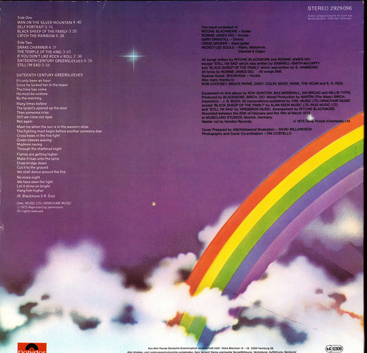 Rainbow - Ritchie Blackmore's Rainbow (Vinyl LP | DE Reissue | Polydor)