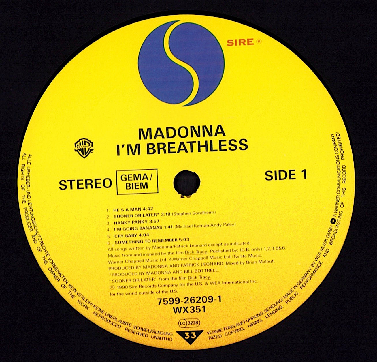 Madonna – Like A Prayer Vinyl LP, EU Original, 1989 Kopie Kopie