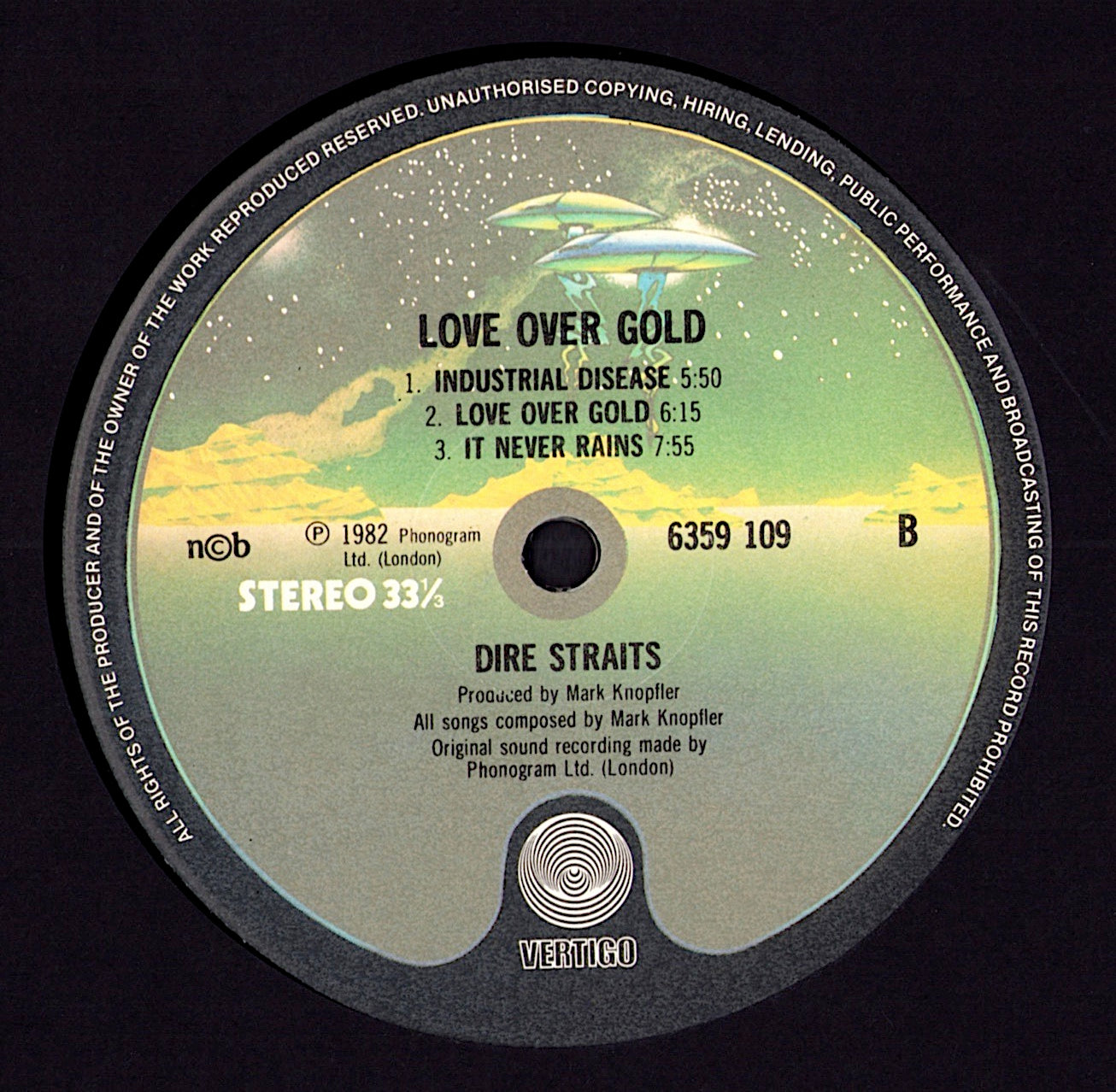 Dire Straits - Love Over Gold Vinyl LP | Scandinavia Original | 1982