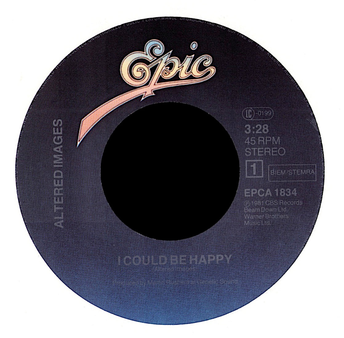 Altered Images - I Could Be Happy Vinyl 7" | EU Original | 1981