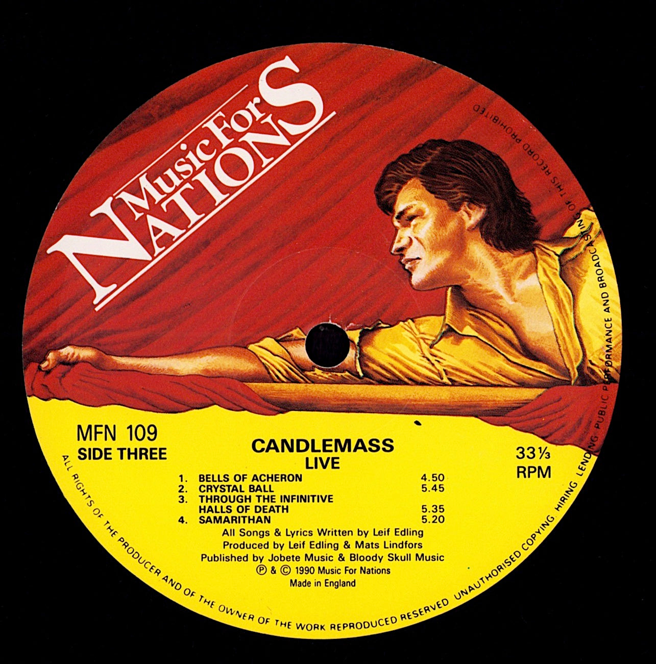 Candlemass - Live 2xVinyl LP | UK Original | 1990