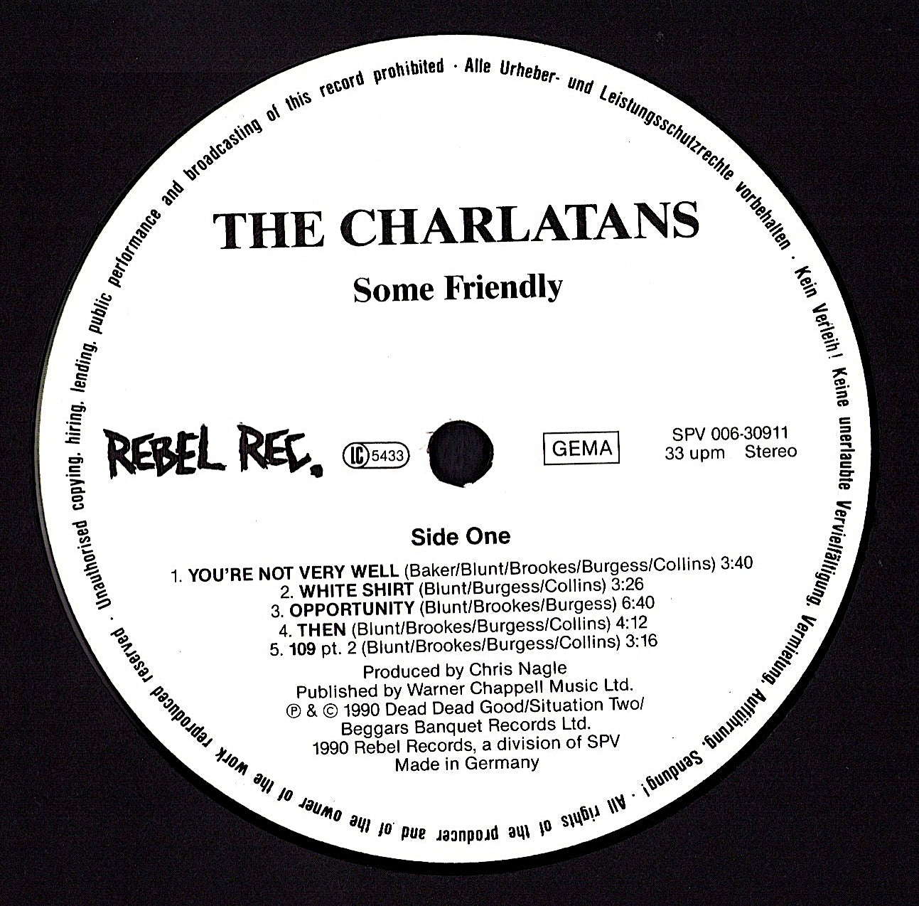 The Charlatans - Some Friendly (Vinyl LP)