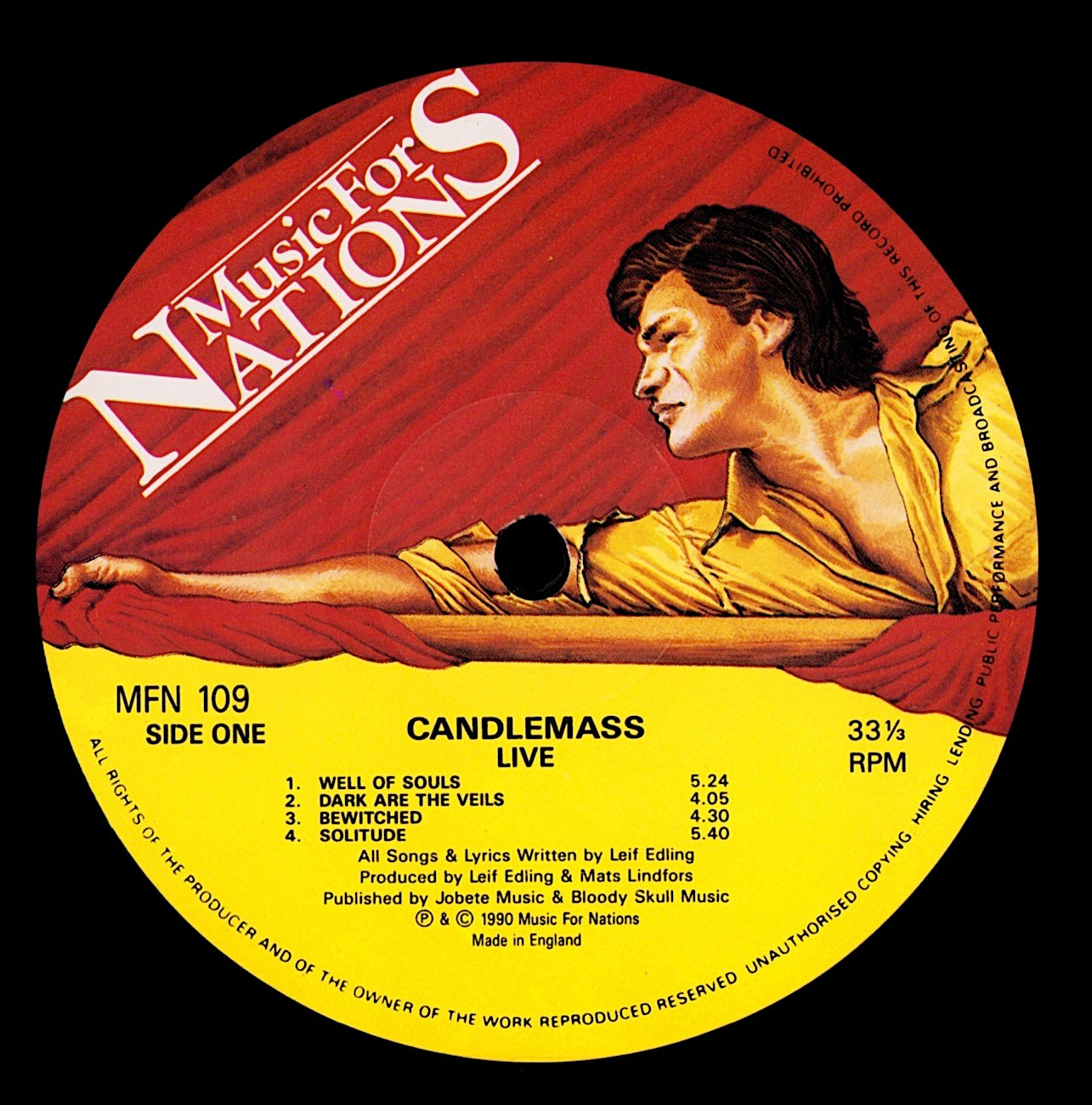 Candlemass - Live 2xVinyl LP | UK Original | 1990