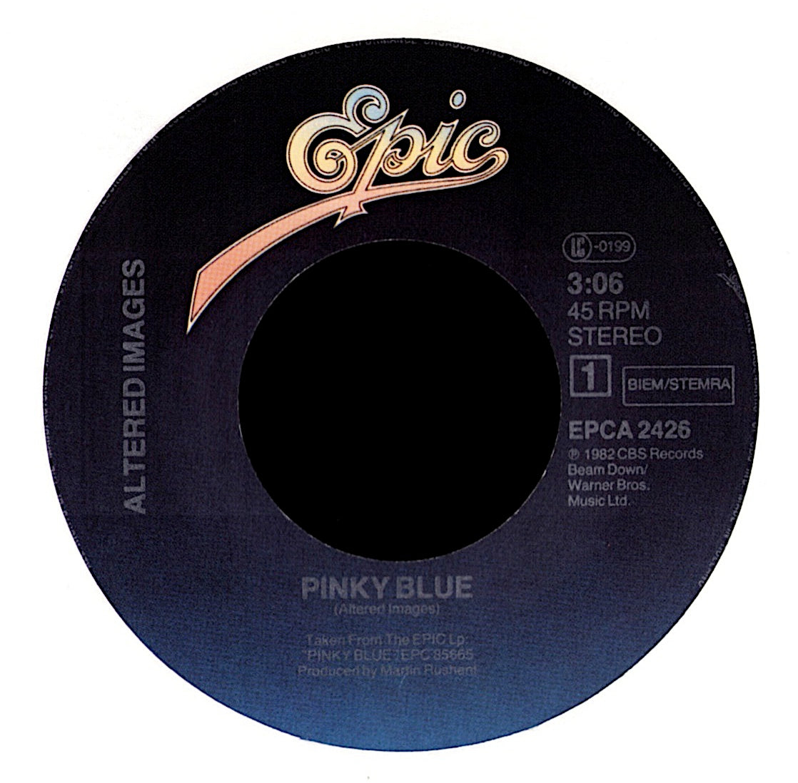 Altered Images - Pinky Blue Vinyl 7" | EU Original | 1982