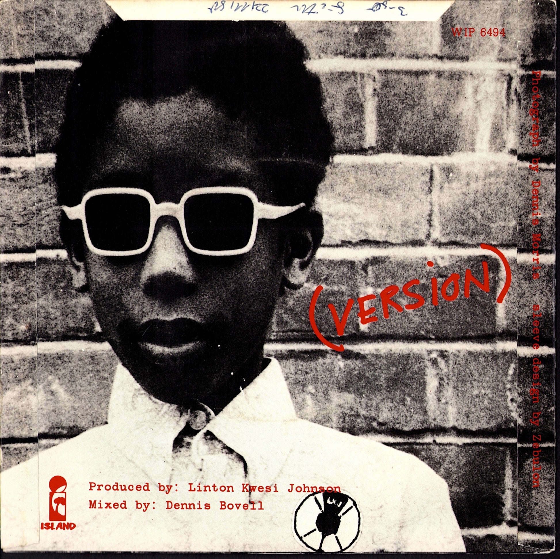 Linton Kwesi Johnson – Want Fi Goh Rave 7" Vinyl Single