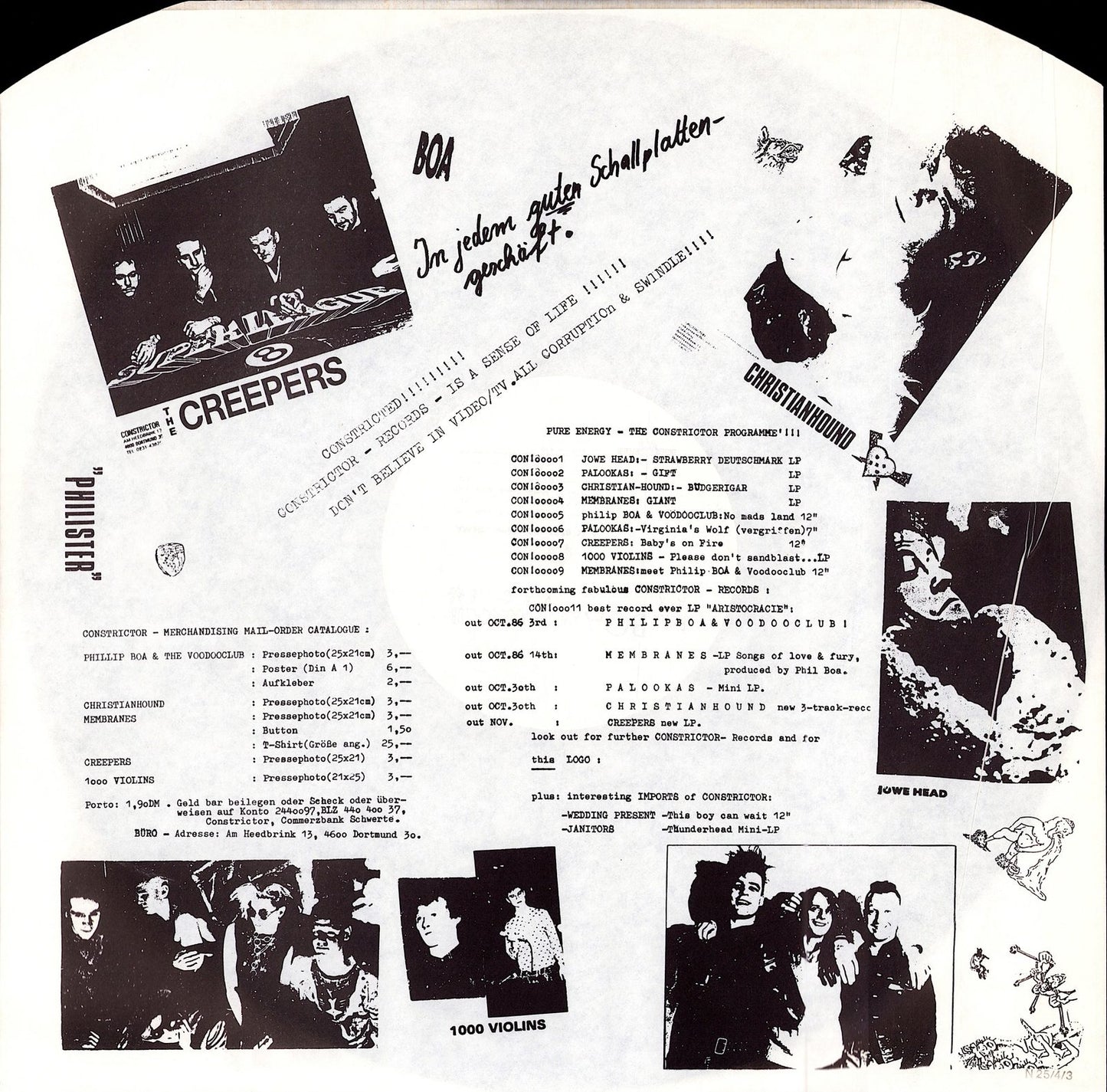 Phillip Boa And The Voodoo Club - Aristocracie Vinyl LP