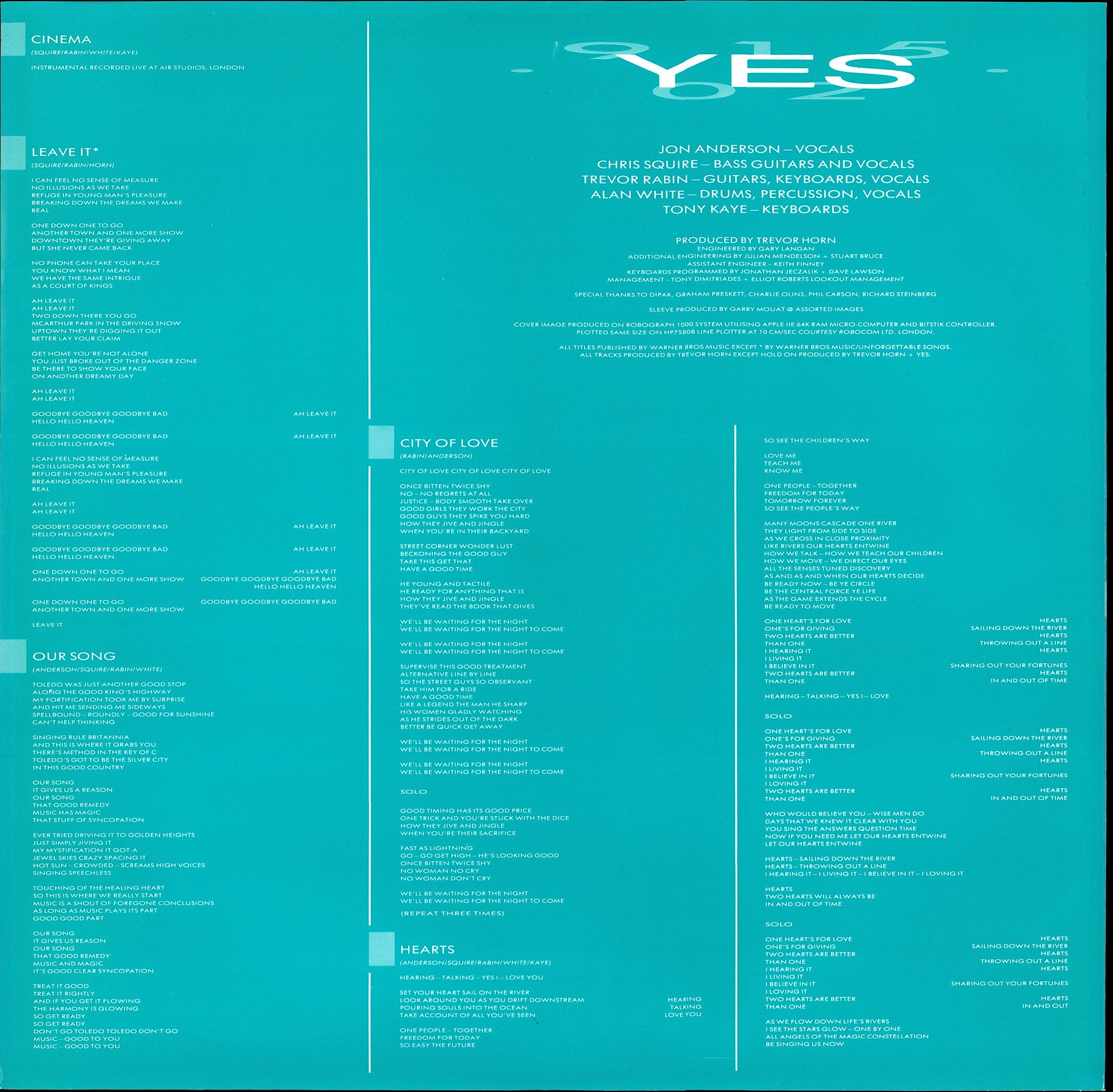 Yes - 90125 Vinyl LP