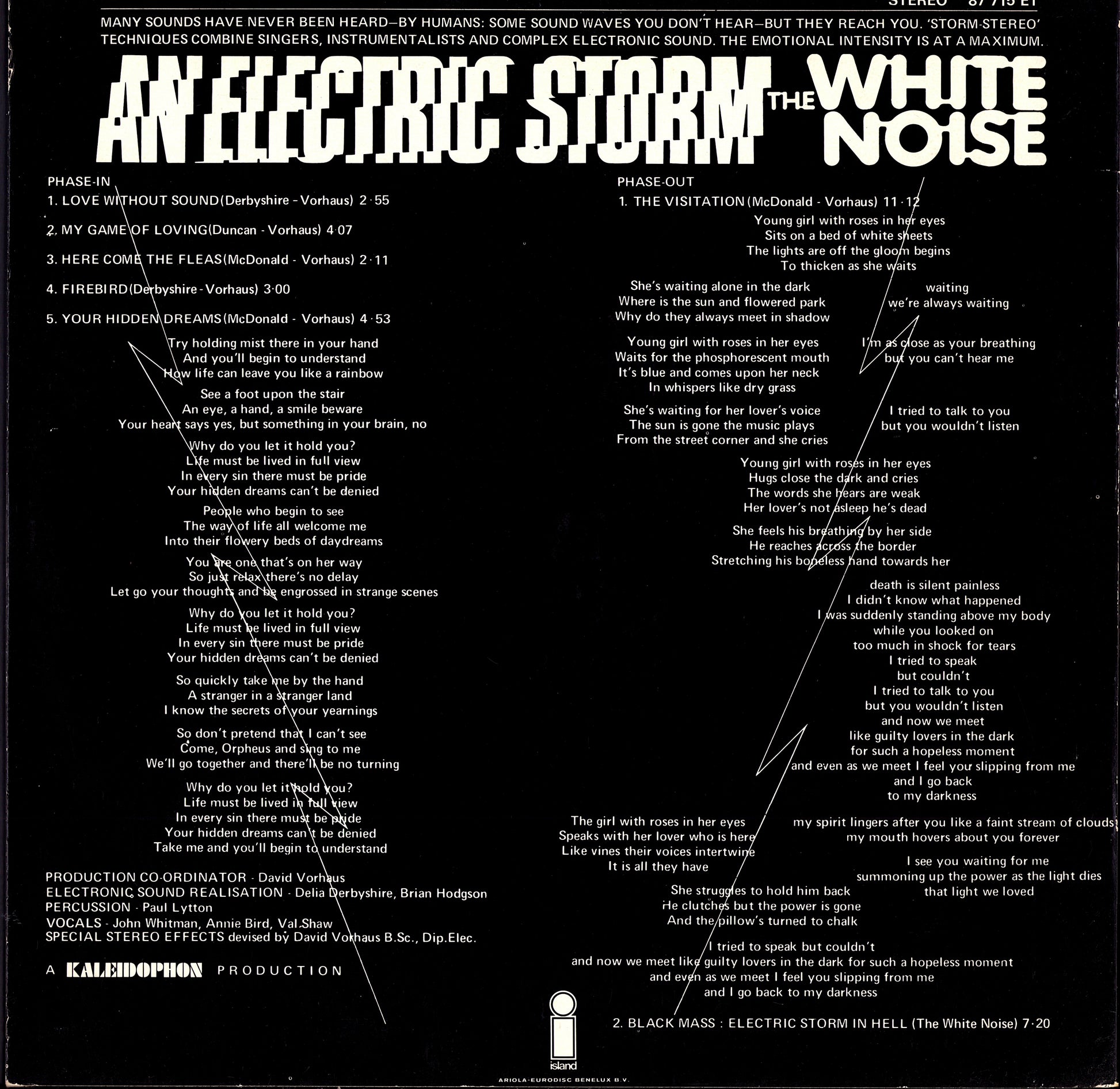 White Noise – An Electric Storm Vinyl LP