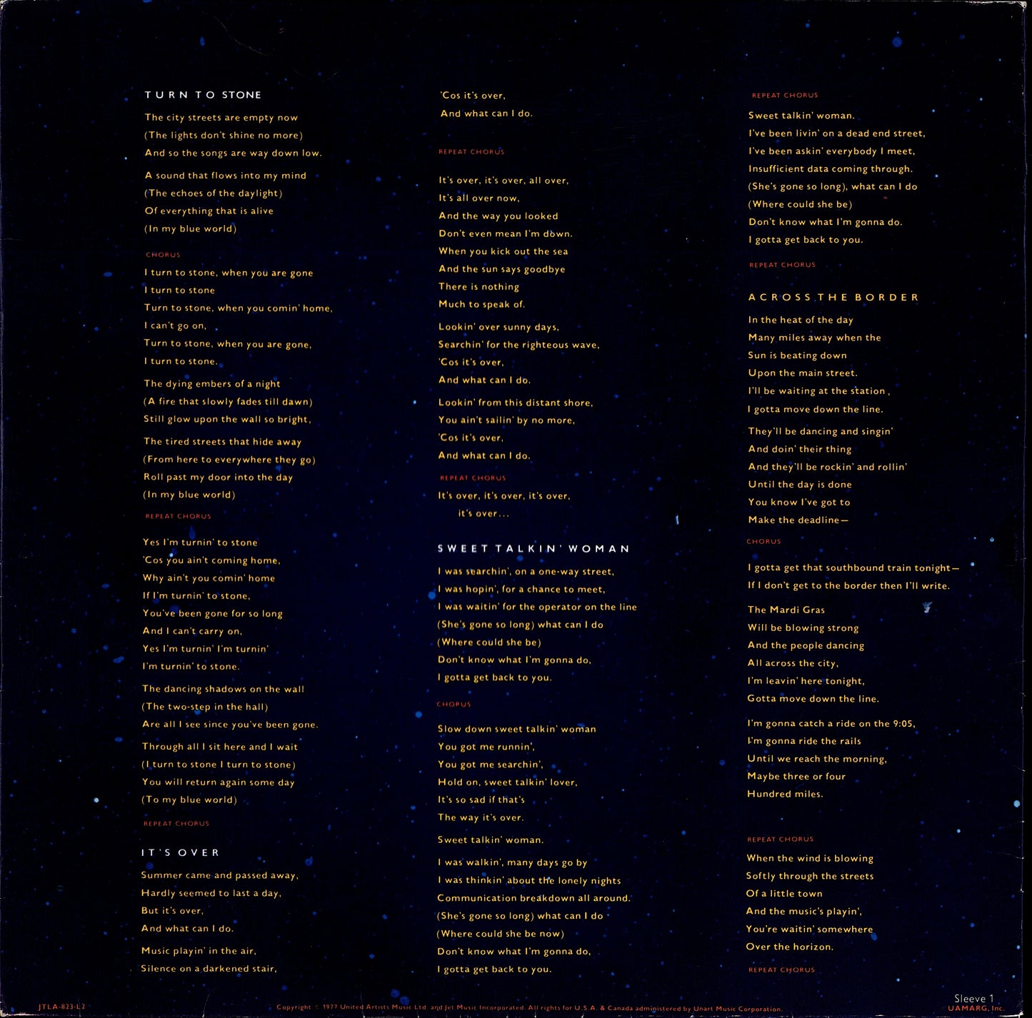 Electric Light Orchestra – Out Of The Blue Vinyl 2LP Kopie