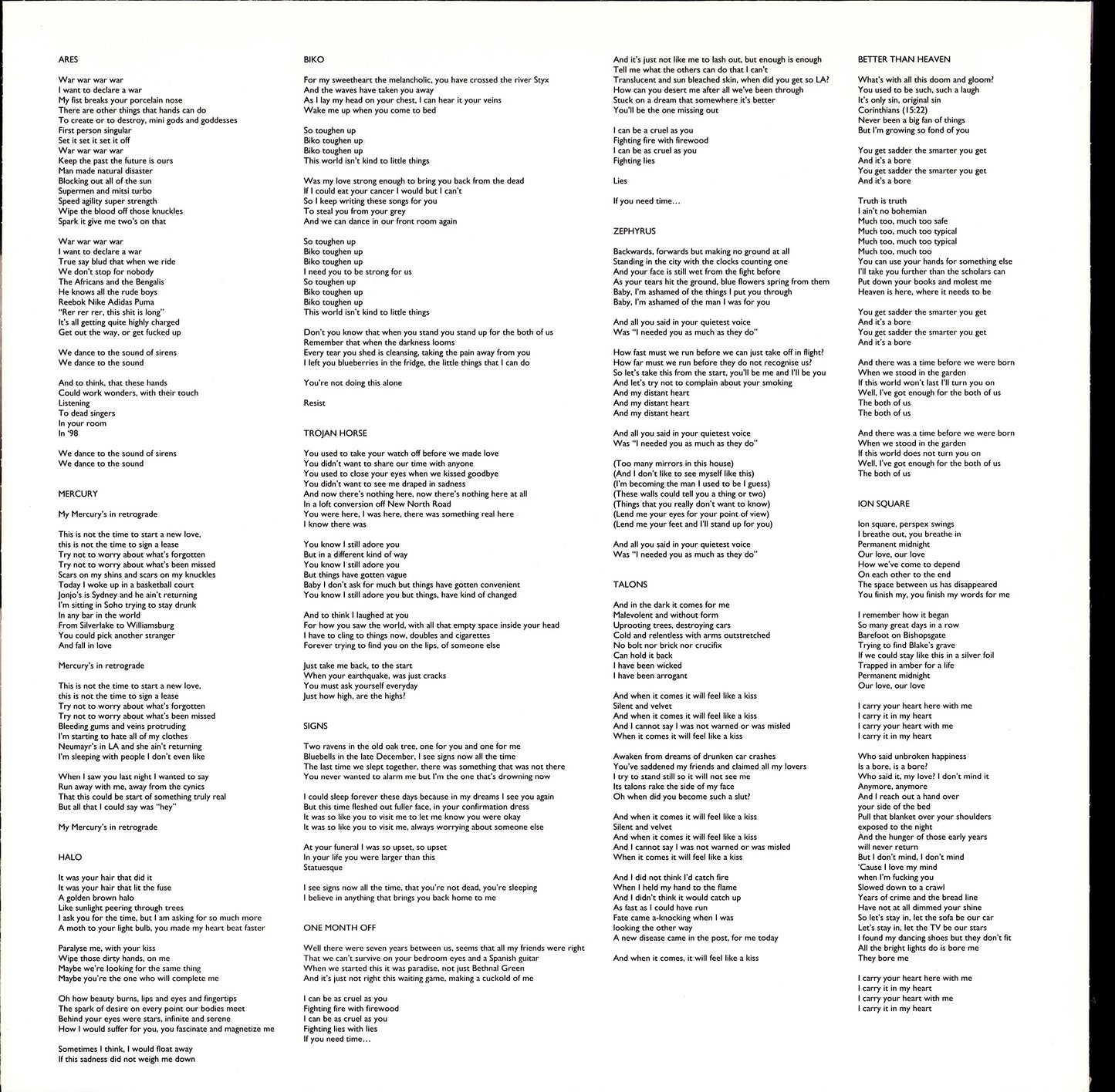 Bloc Party – Intimacy Vinyl LP