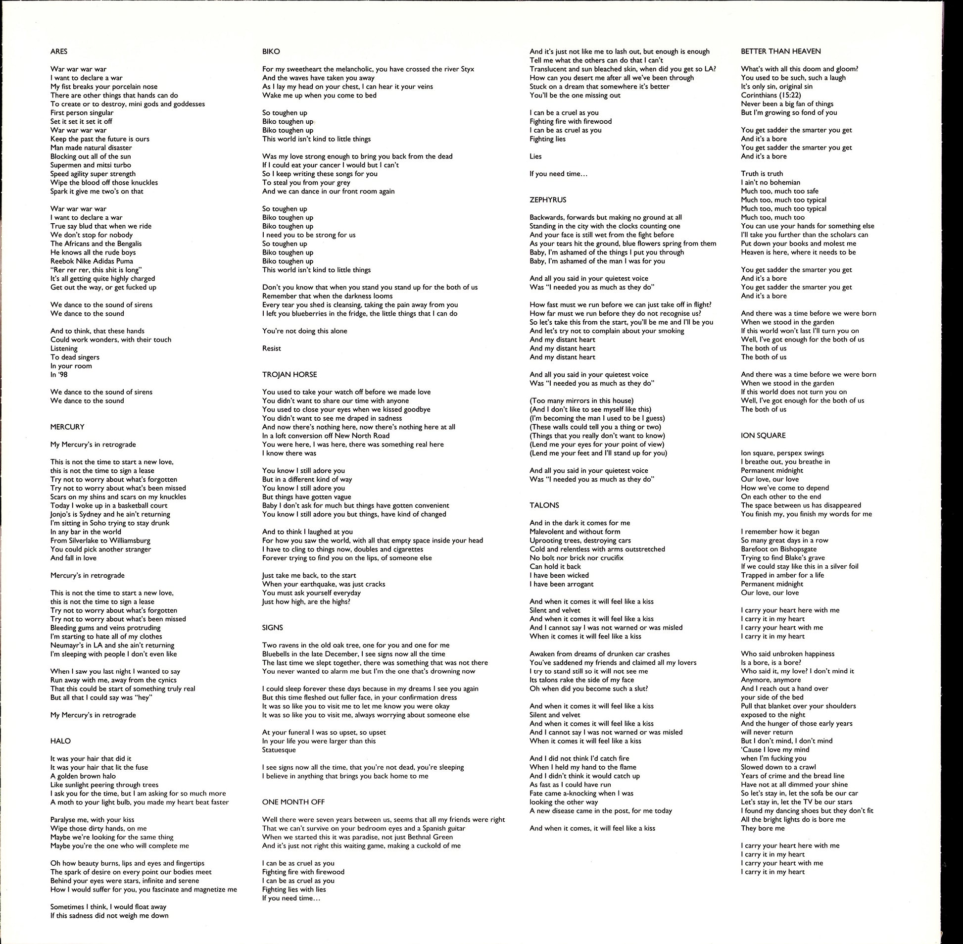 Bloc Party – Intimacy Vinyl LP