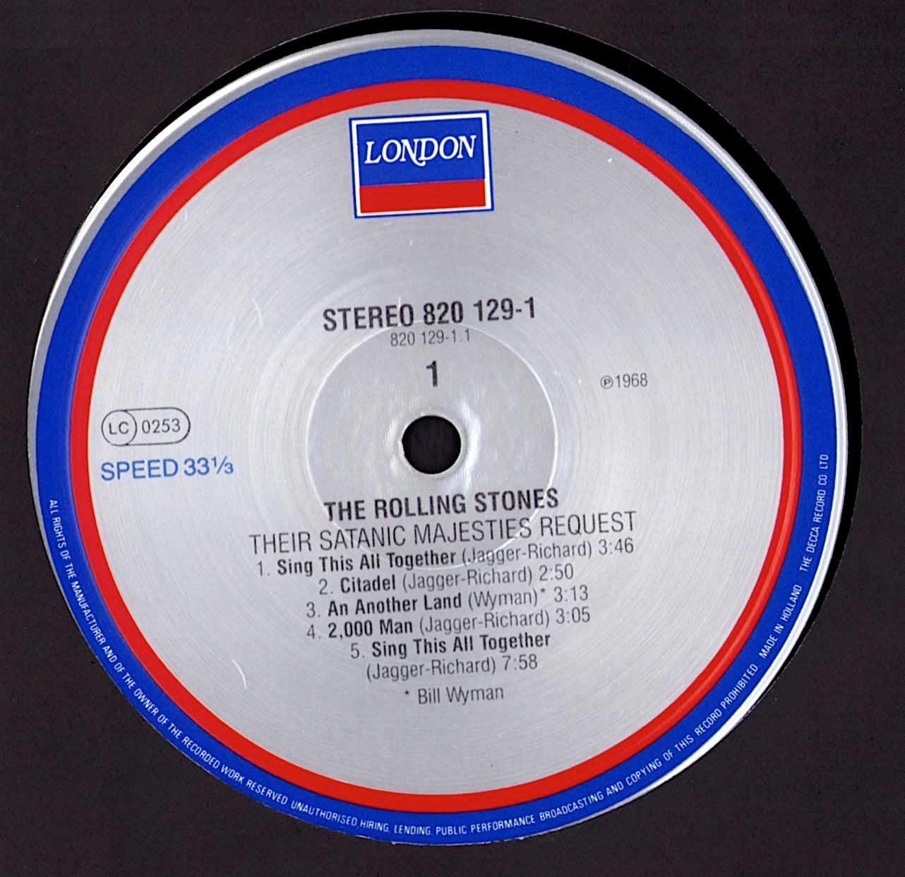 The Rolling Stones - Their Satanic Majesties Request Vinyl LP