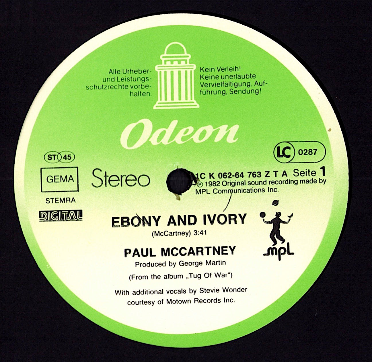 Paul McCartney - Ebony And Ivory (Vinyl 12" | EU Original | 1982)