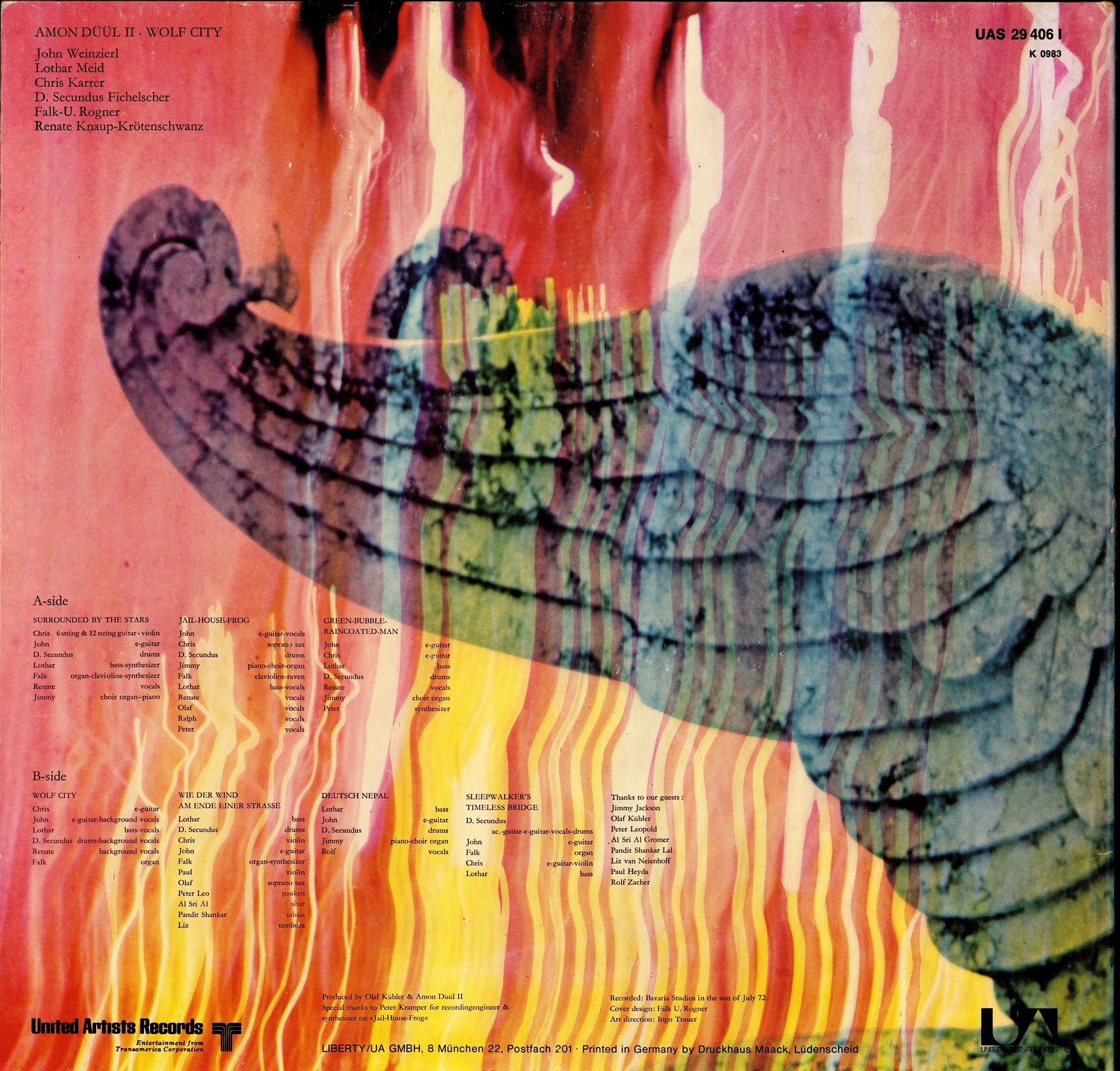 Amon Düül II ‎– Wolf City Vinyl LP