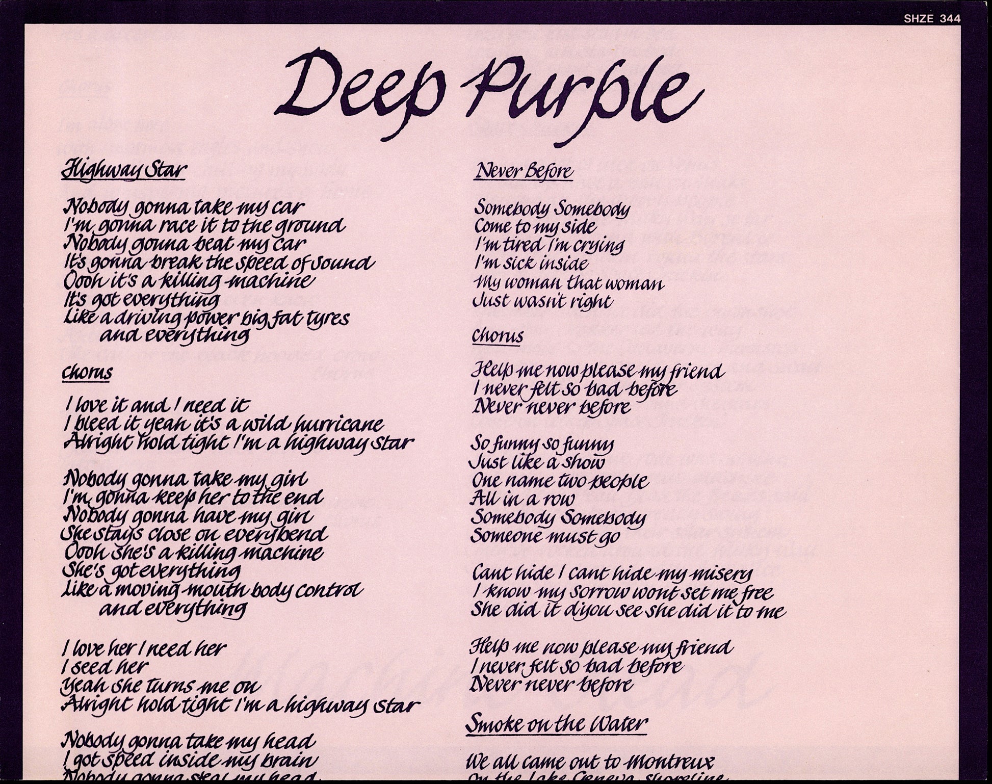 Deep Purple - Machine Head Vinyl LP