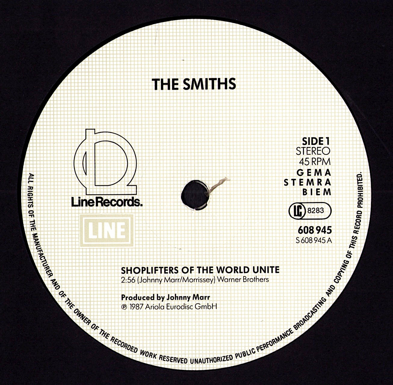 The Smiths - Shoplifters Of The World Unite 12" Maxi-Single | EU Original | 1987