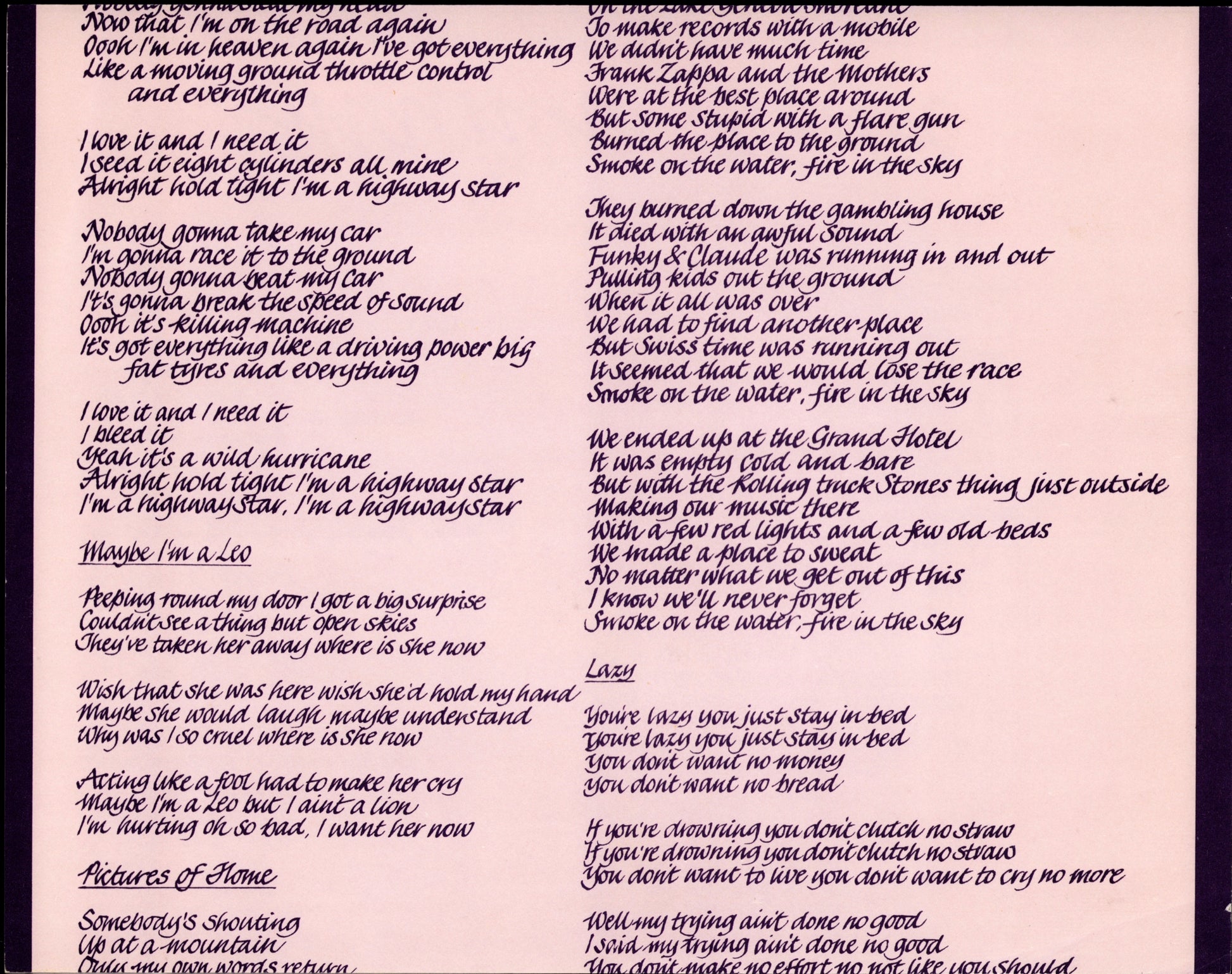 Deep Purple - Machine Head Vinyl LP