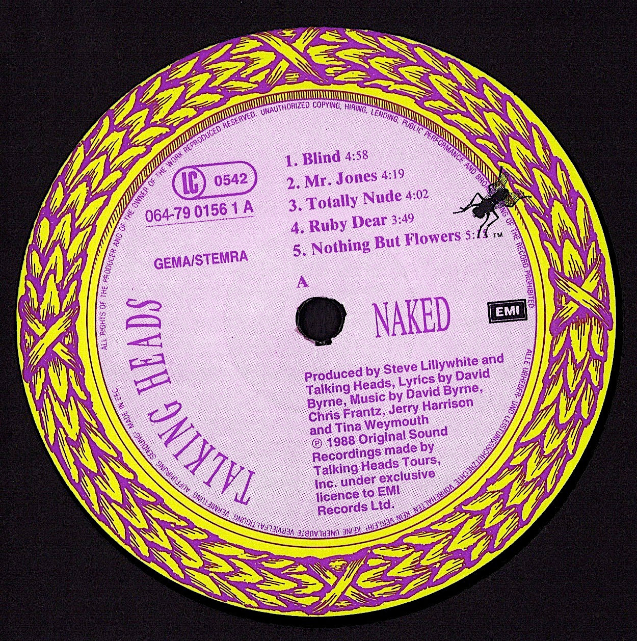 Talking Heads - Naked Vinyl LP