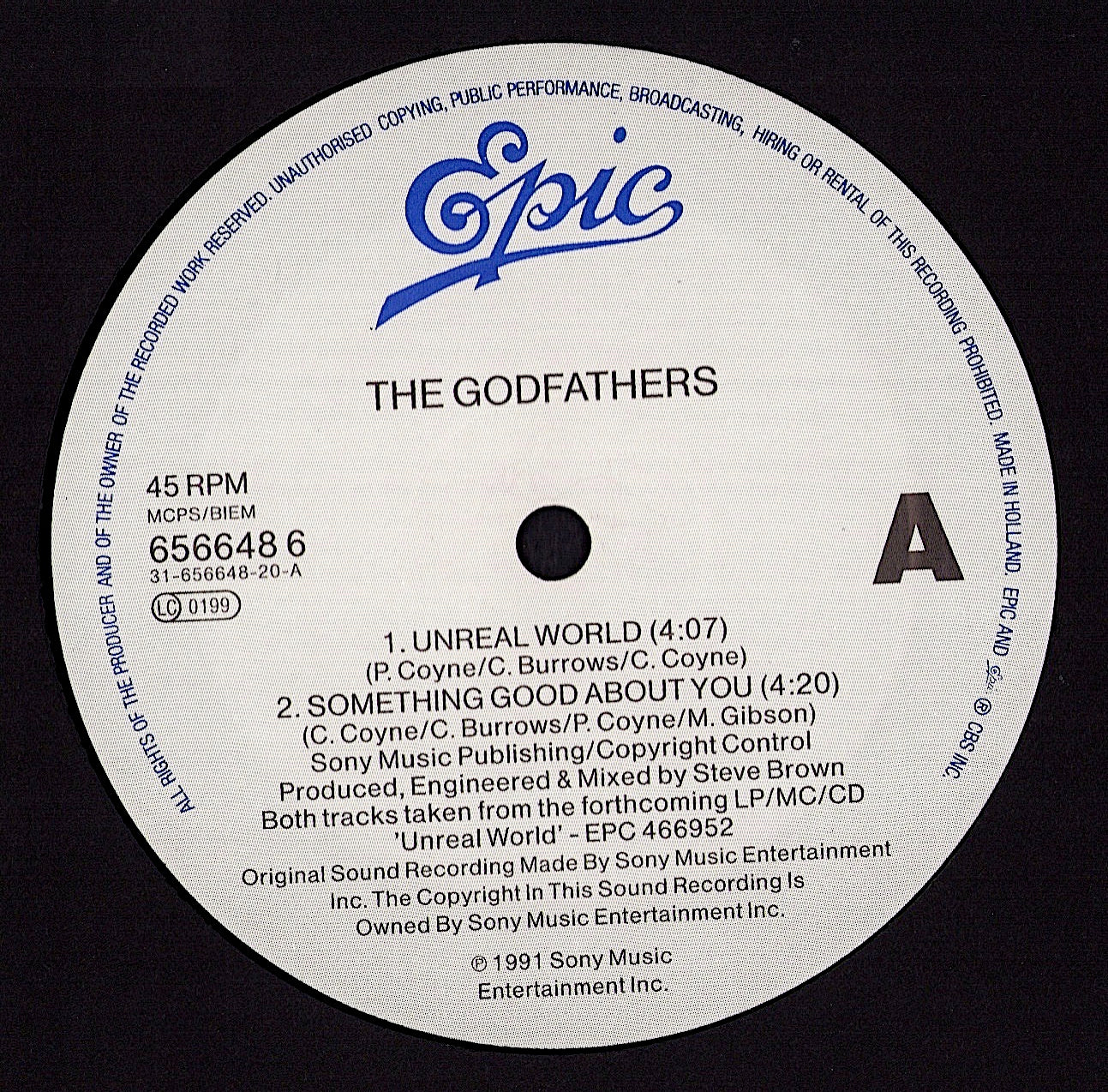 The Godfathers – Unreal World (Vinyl 12")
