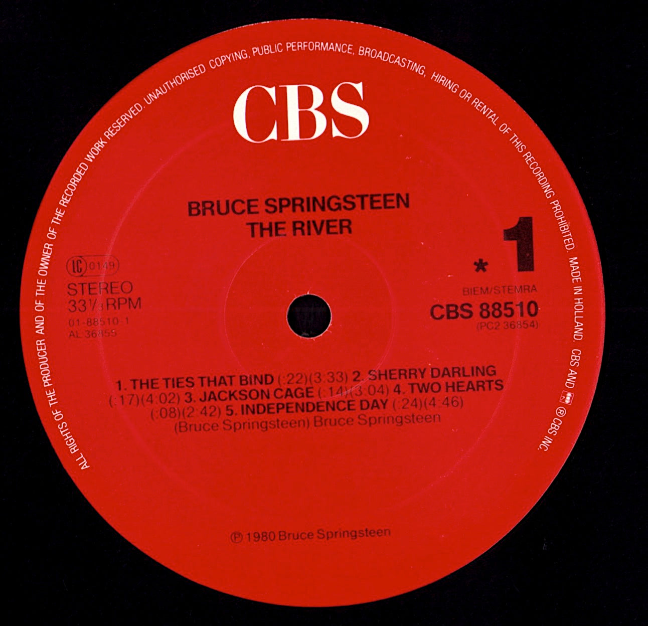 Bruce Springsteen - The River Vinyl 2LP | EU Reissue | Red Labels