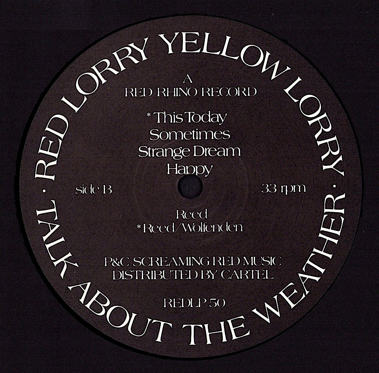 Red Lorry Yellow Lorry – Talk About The Weather (Vinyl LP)